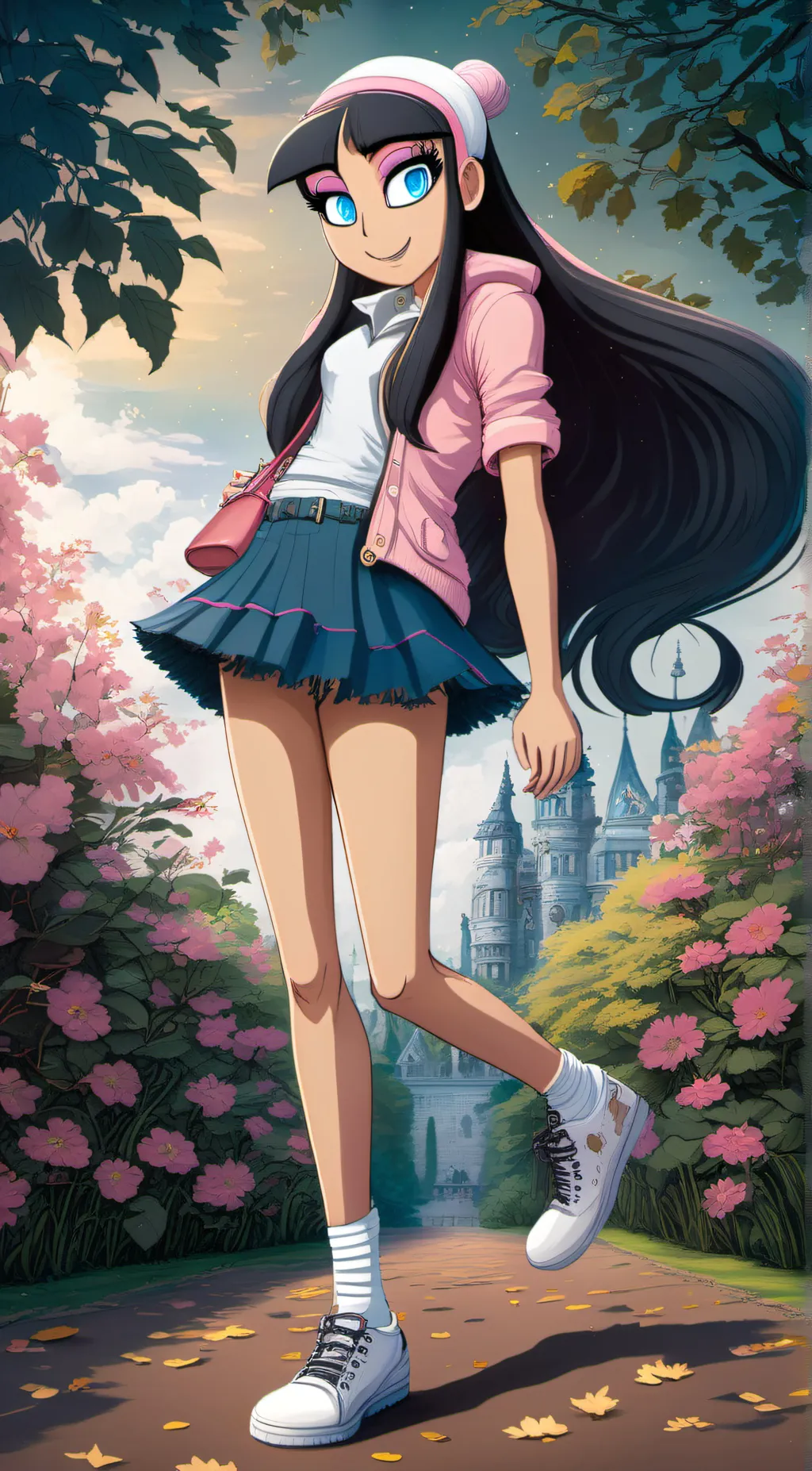 ai character: Trixie Tang  background