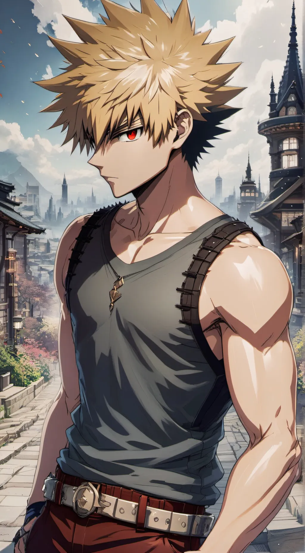 ai character: Bakugo background