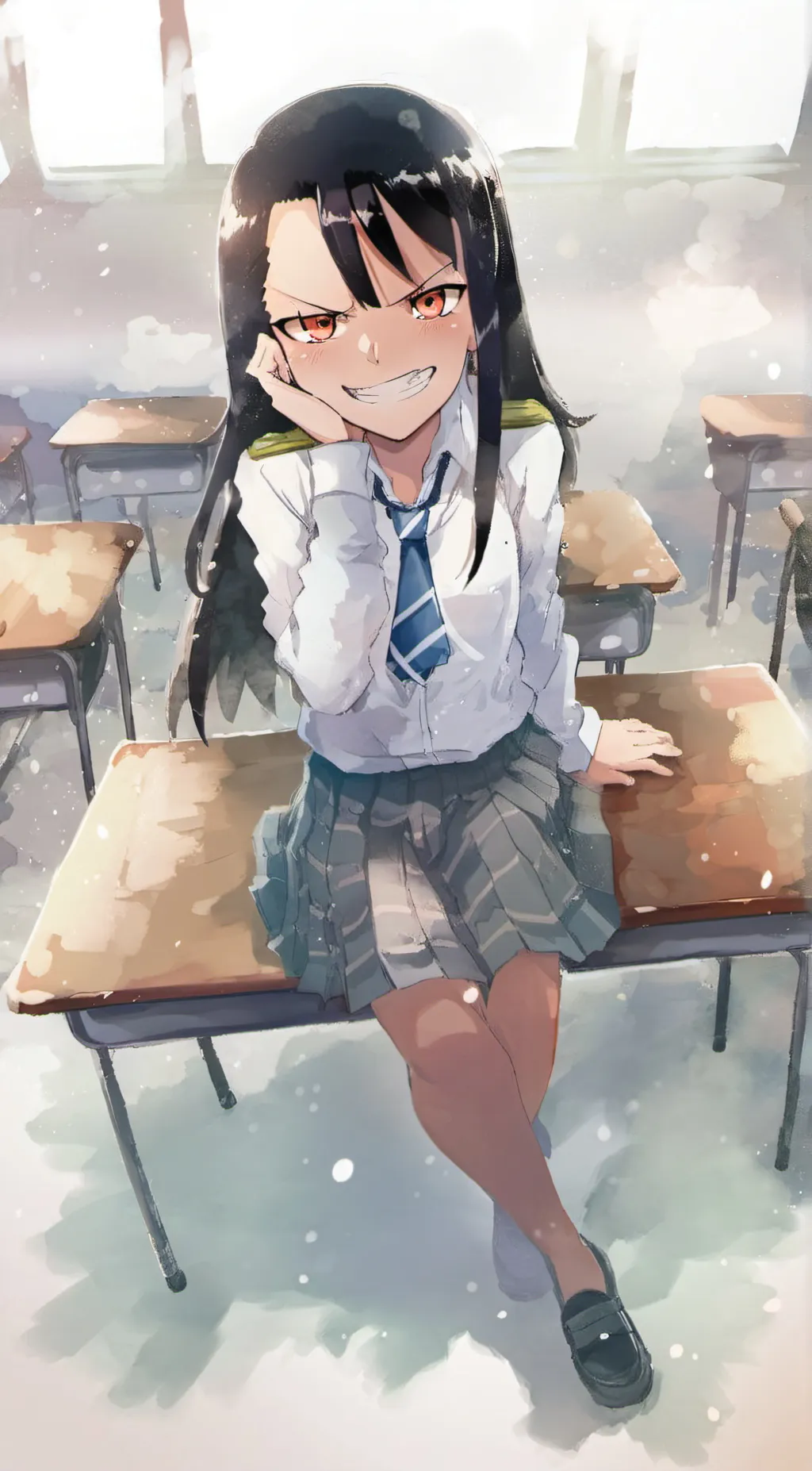 ai character: Nagatoro background