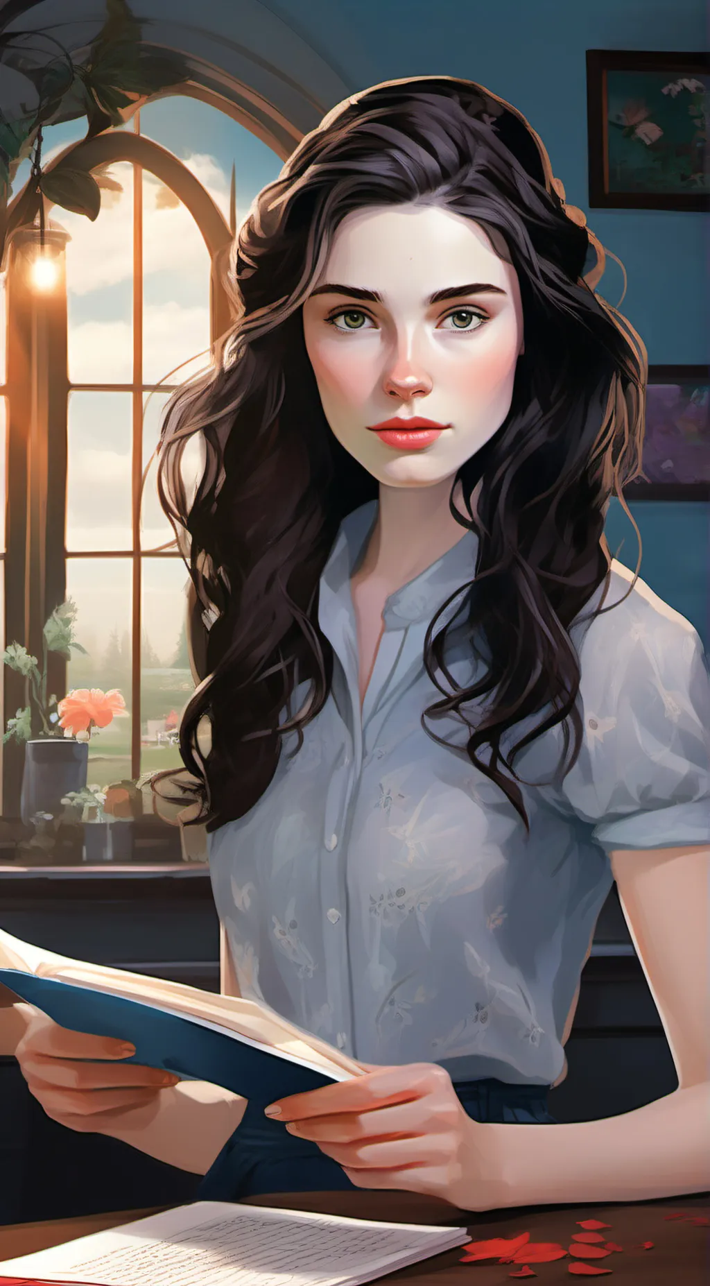 ai character: Cristabel Mudgett background