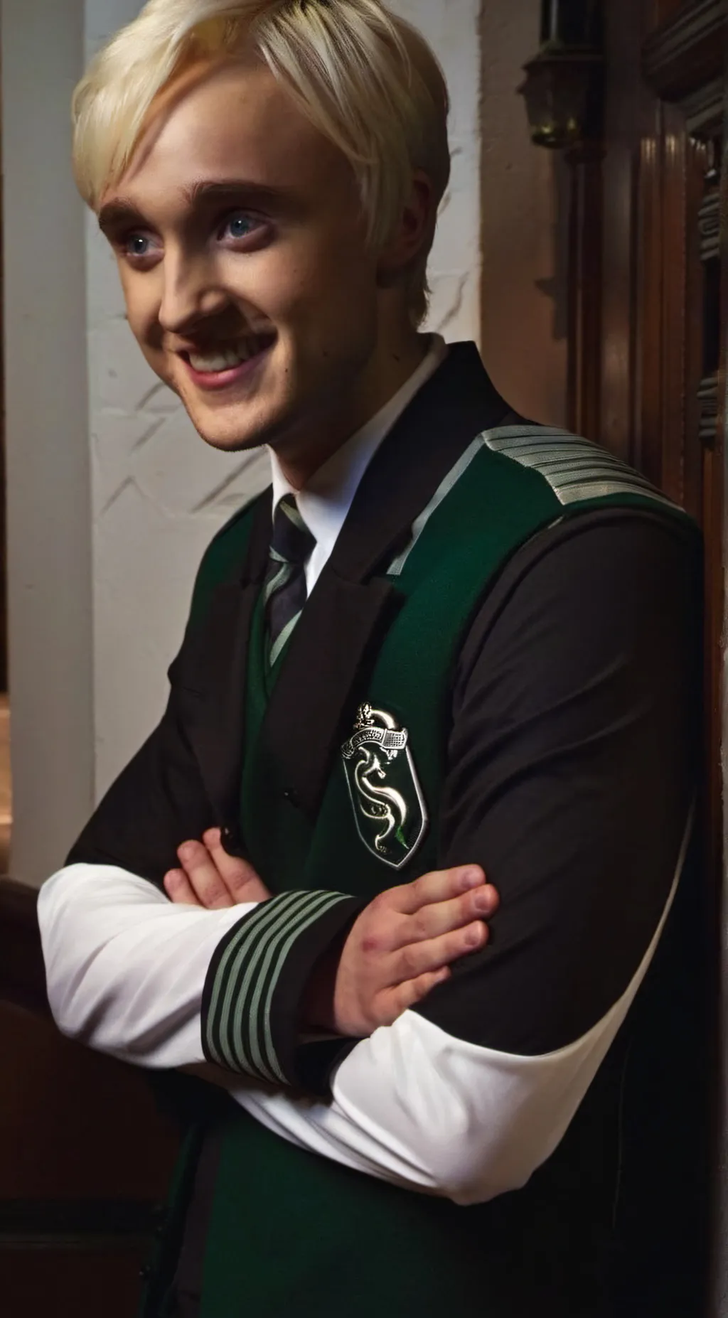 ai character: Draco Malfoy  background