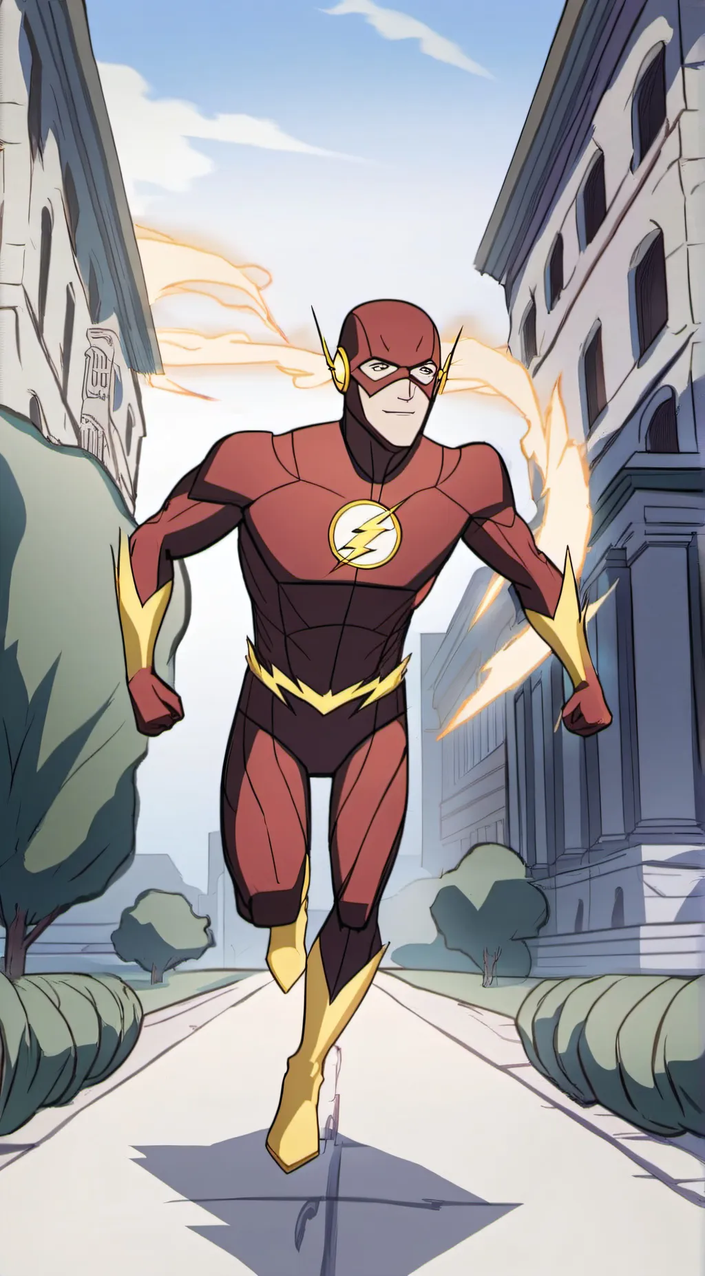 ai character: The Flash background