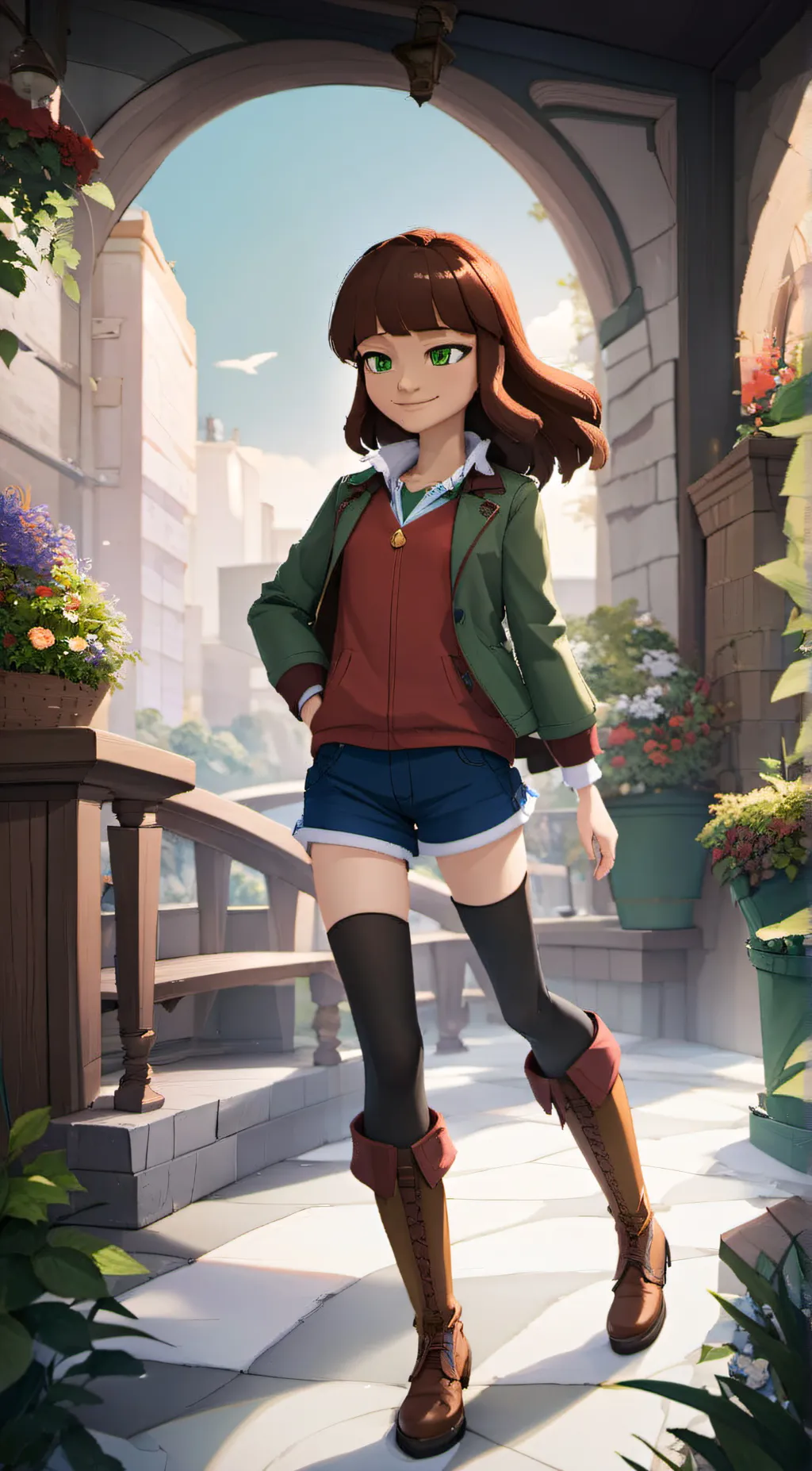 ai character: Lila Rossi background