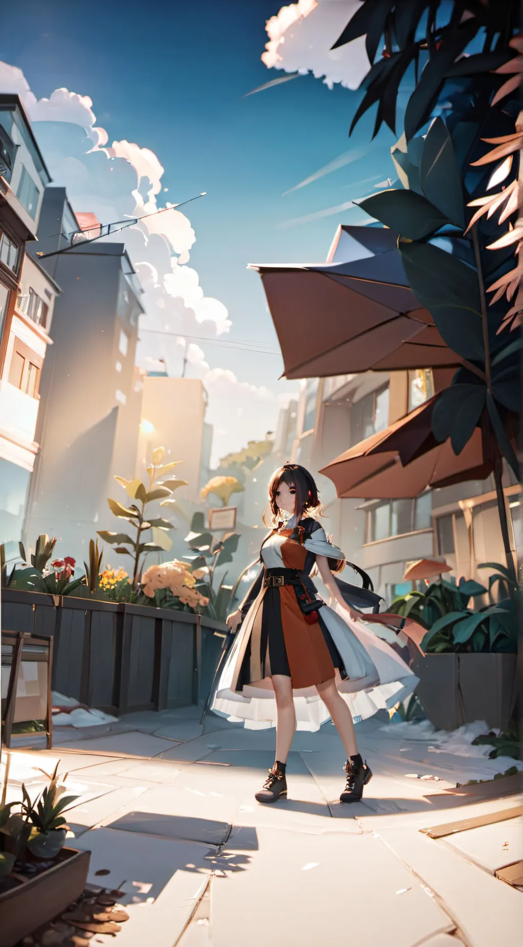 ai character: Luna background