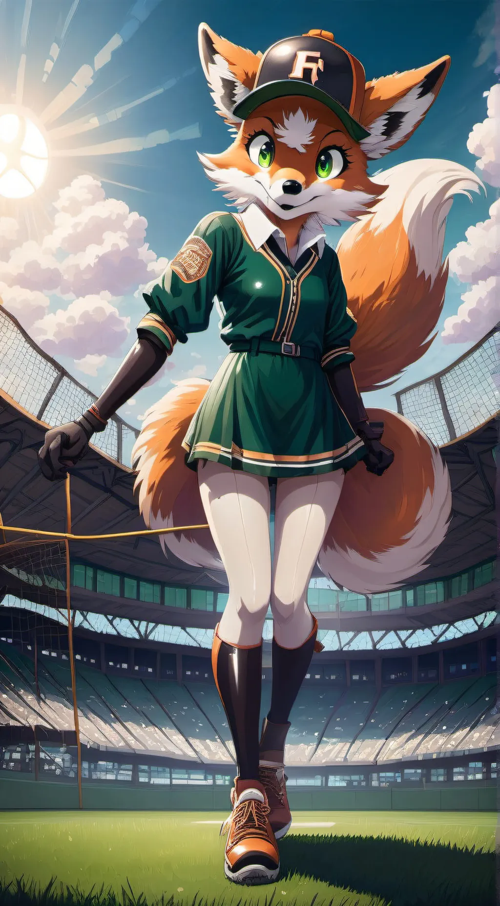 ai character: Polly Polaris  background