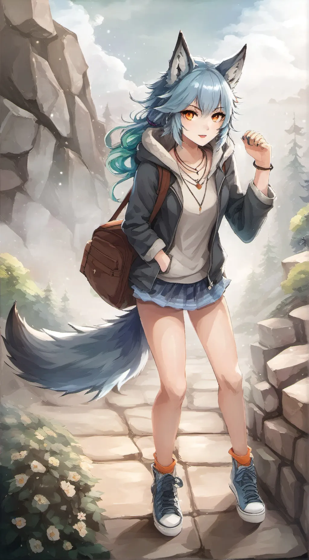 ai character: lila background