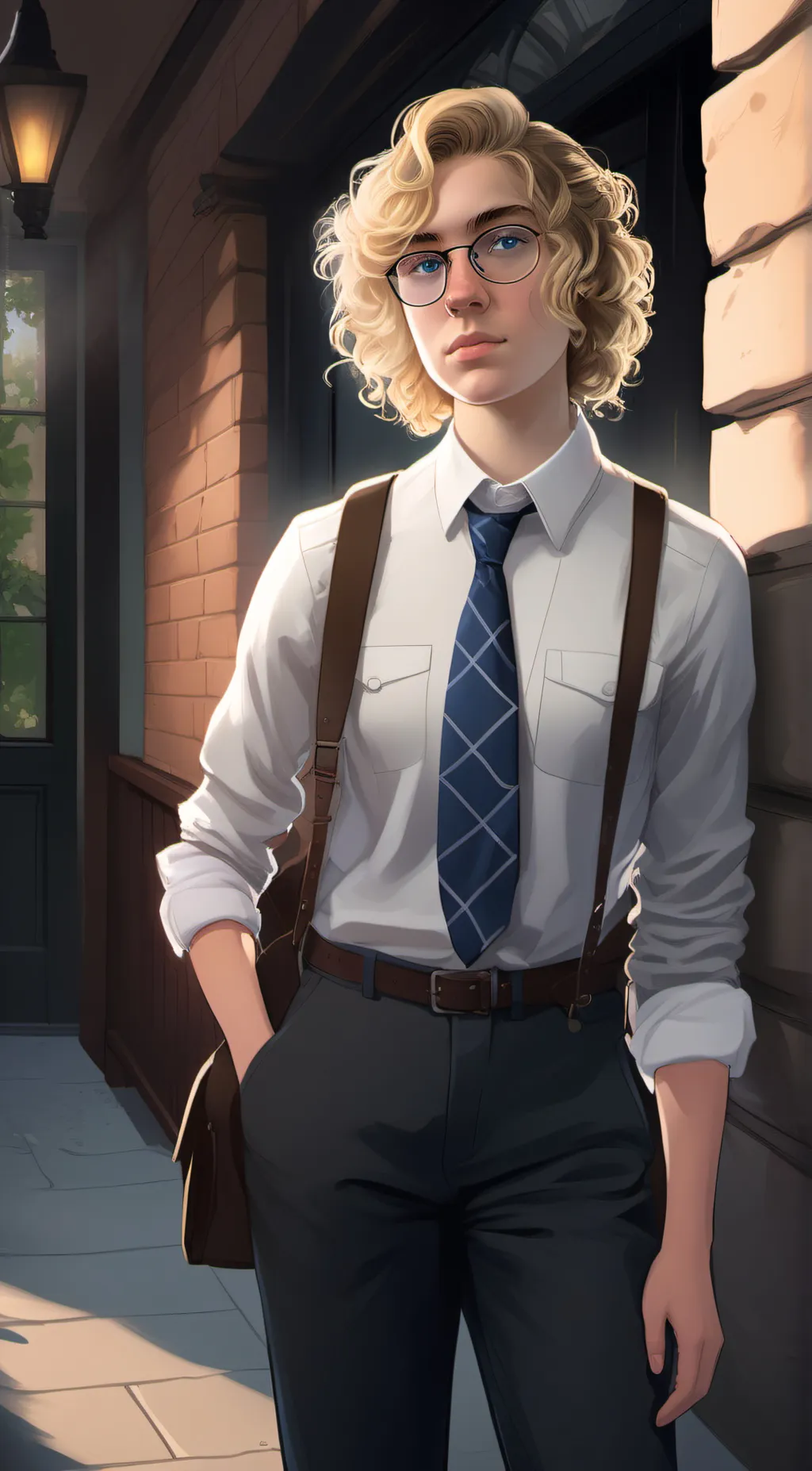 ai character: Ezra background