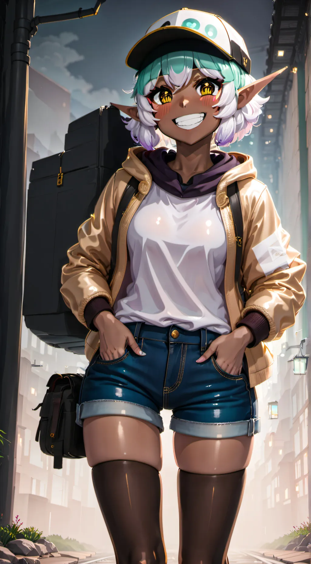 ai character: Maxxie  background