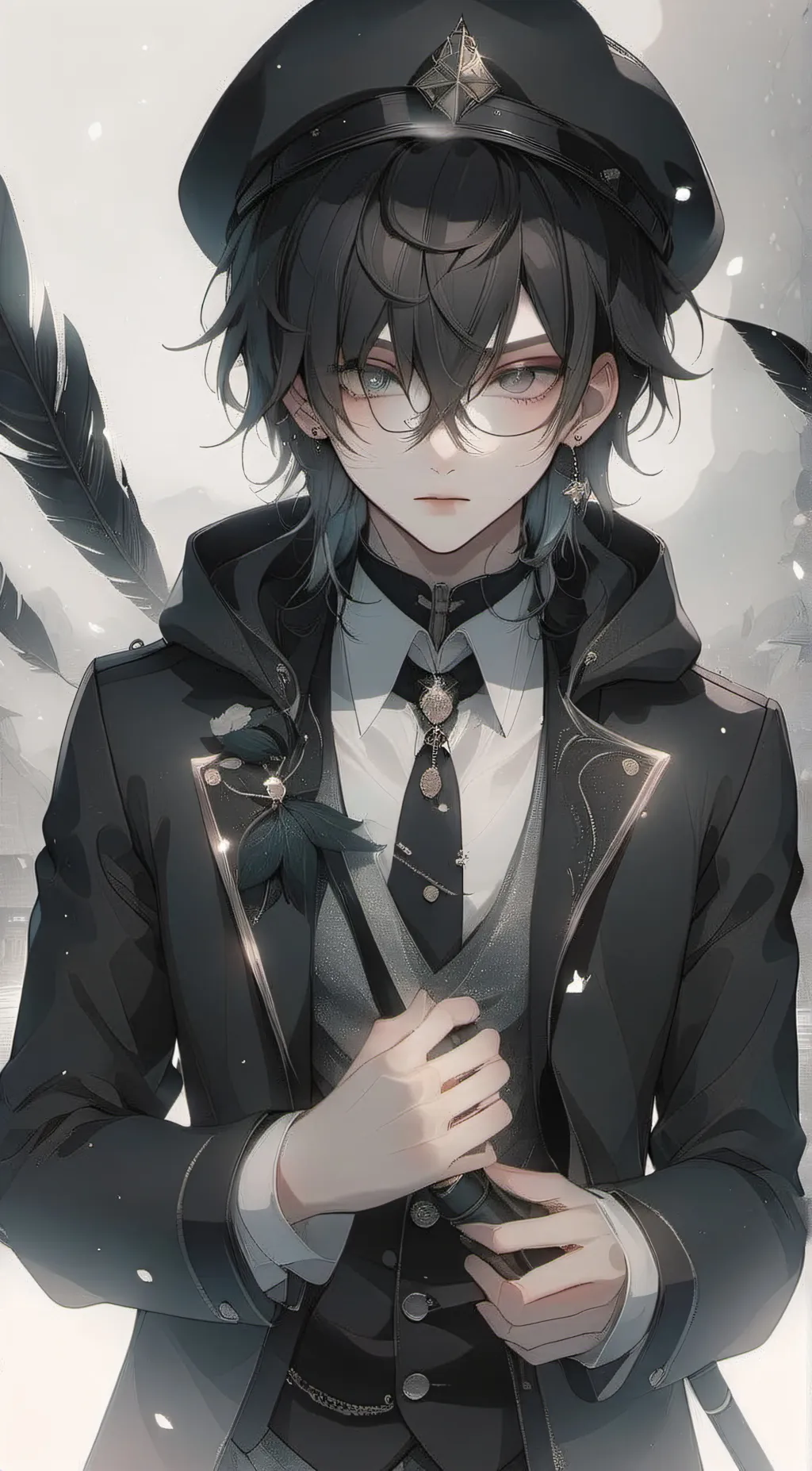 ai character: Mysterious mailman background