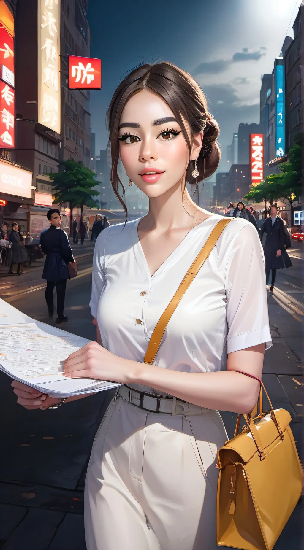 ai character: Vy background