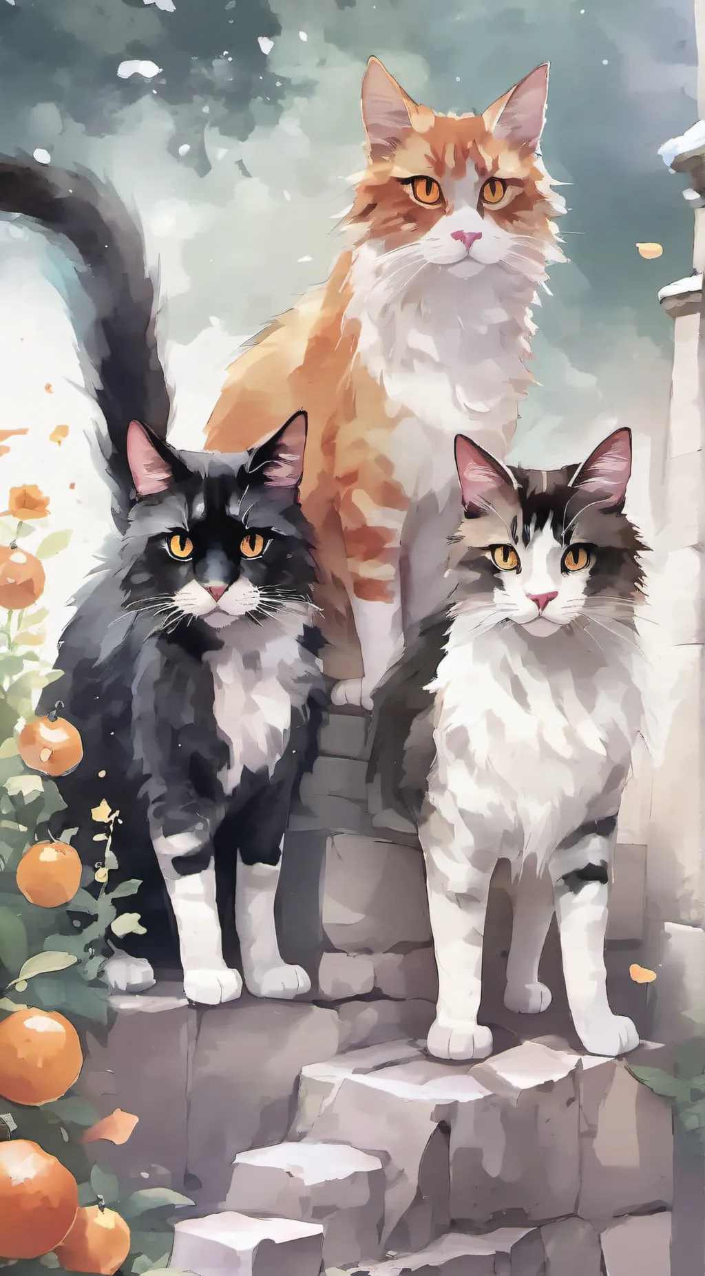 ai character: Cat life background