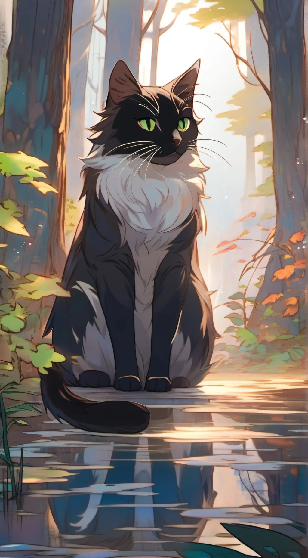 ai character: kitty kitty background