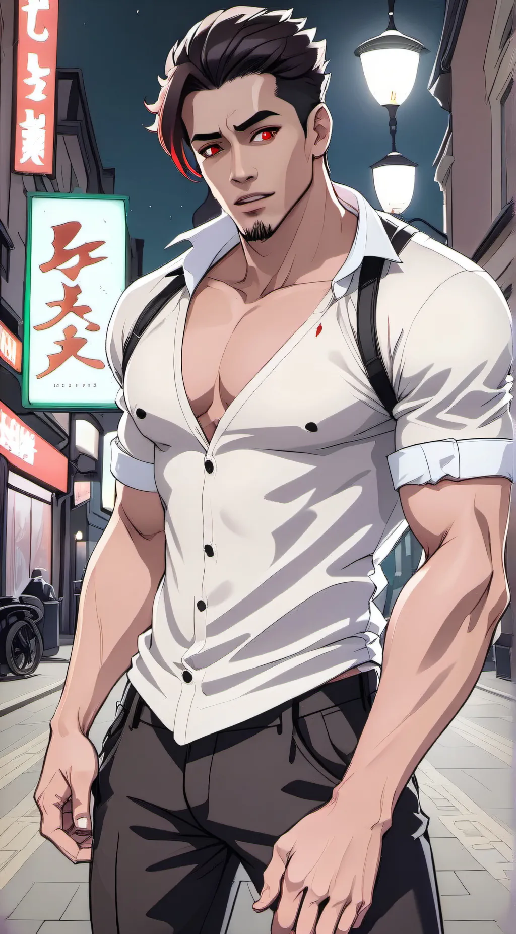 ai character: Shye  background