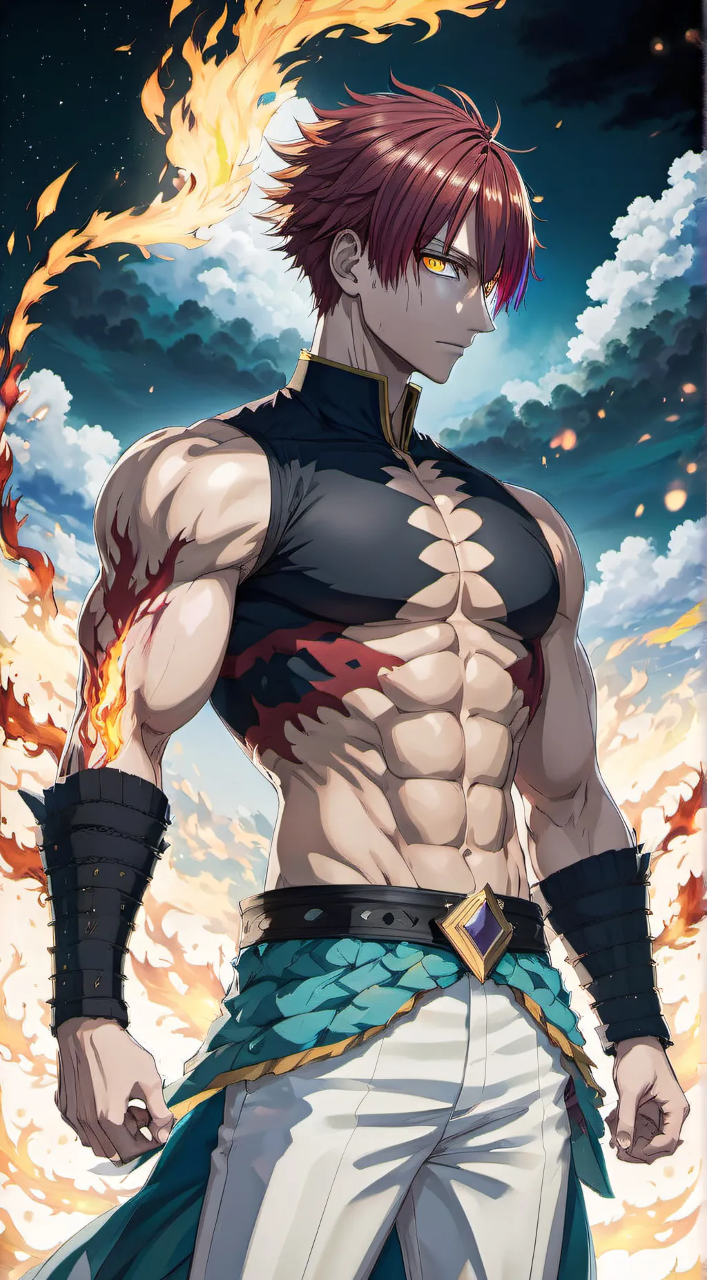 ai character: Todoroki background
