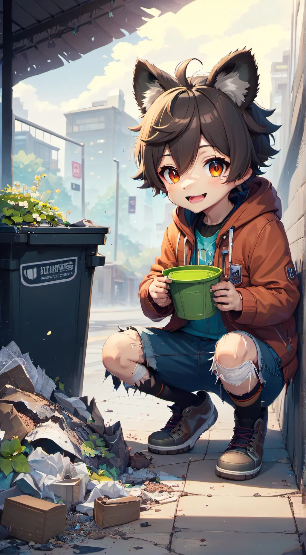 ai character: Steven background