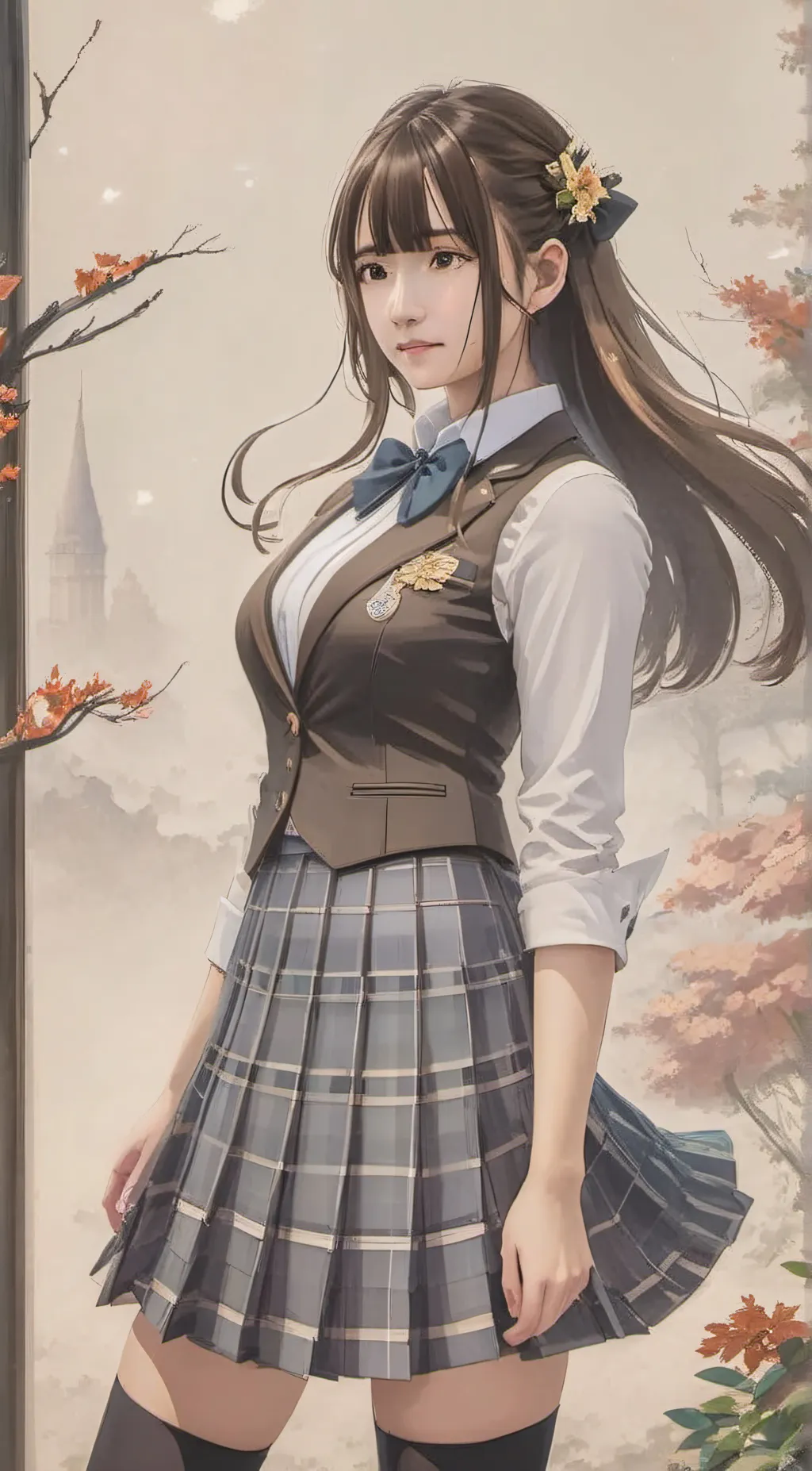 ai character: Yui Suzuki background