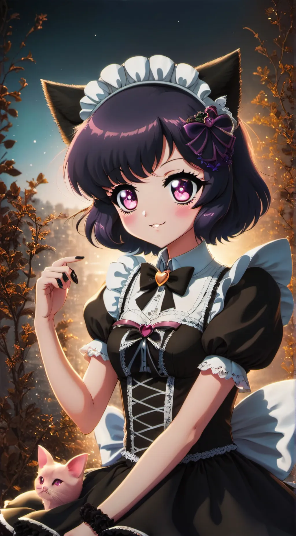ai character: kuromi fan background