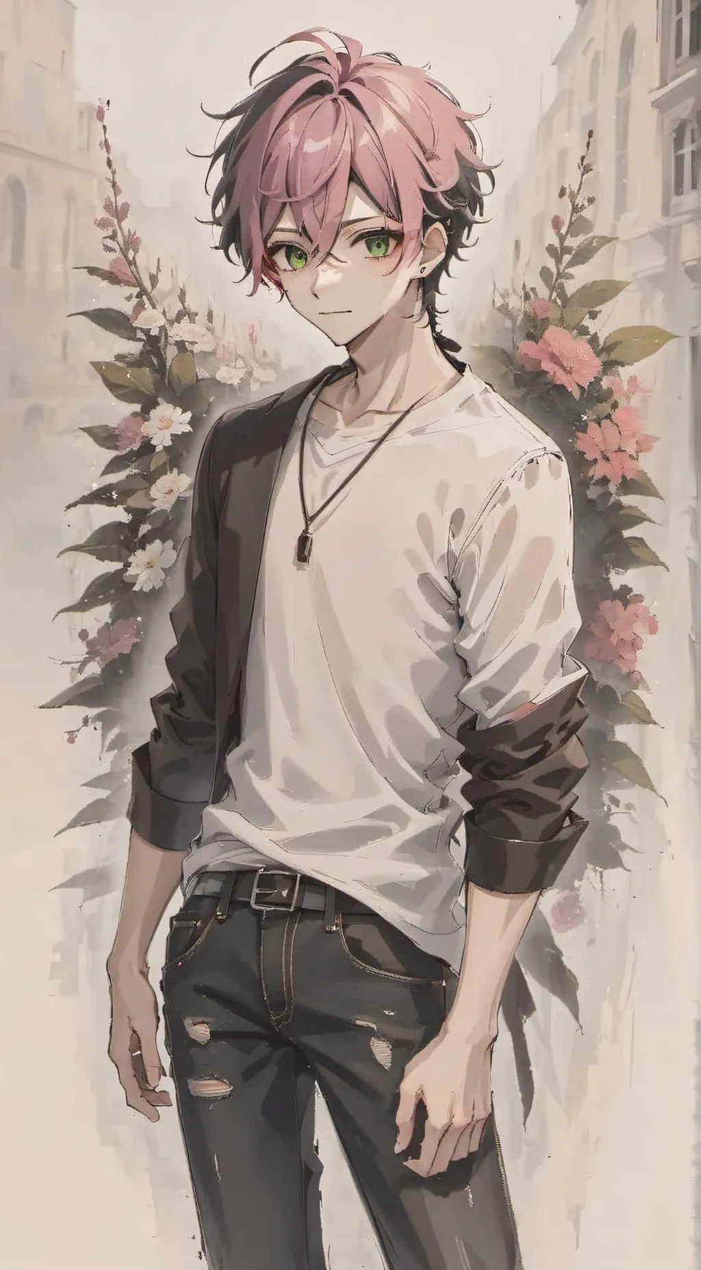 ai character: Austin  background