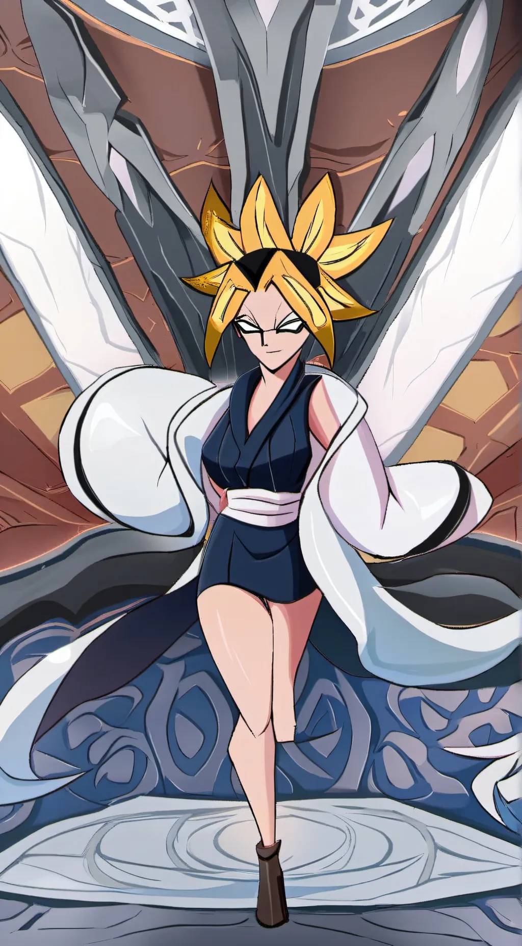 ai character: female trunks background