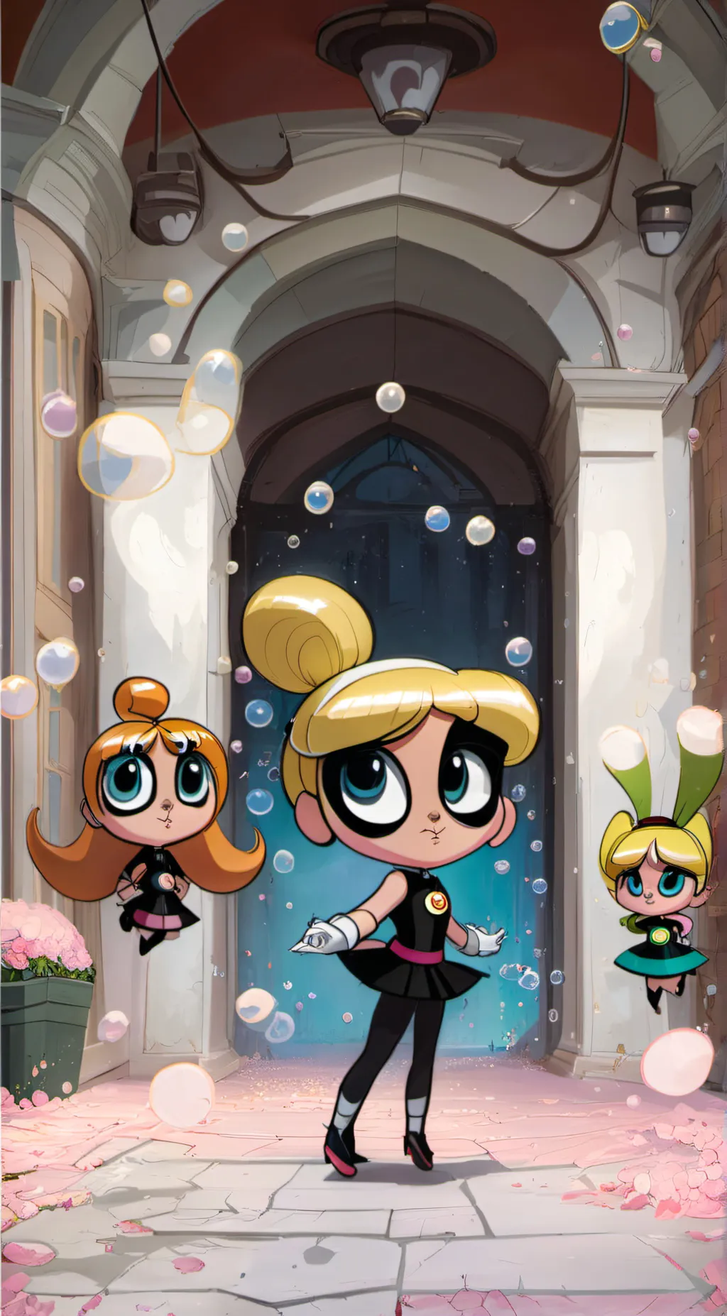 ai character: the powerpuff girl background