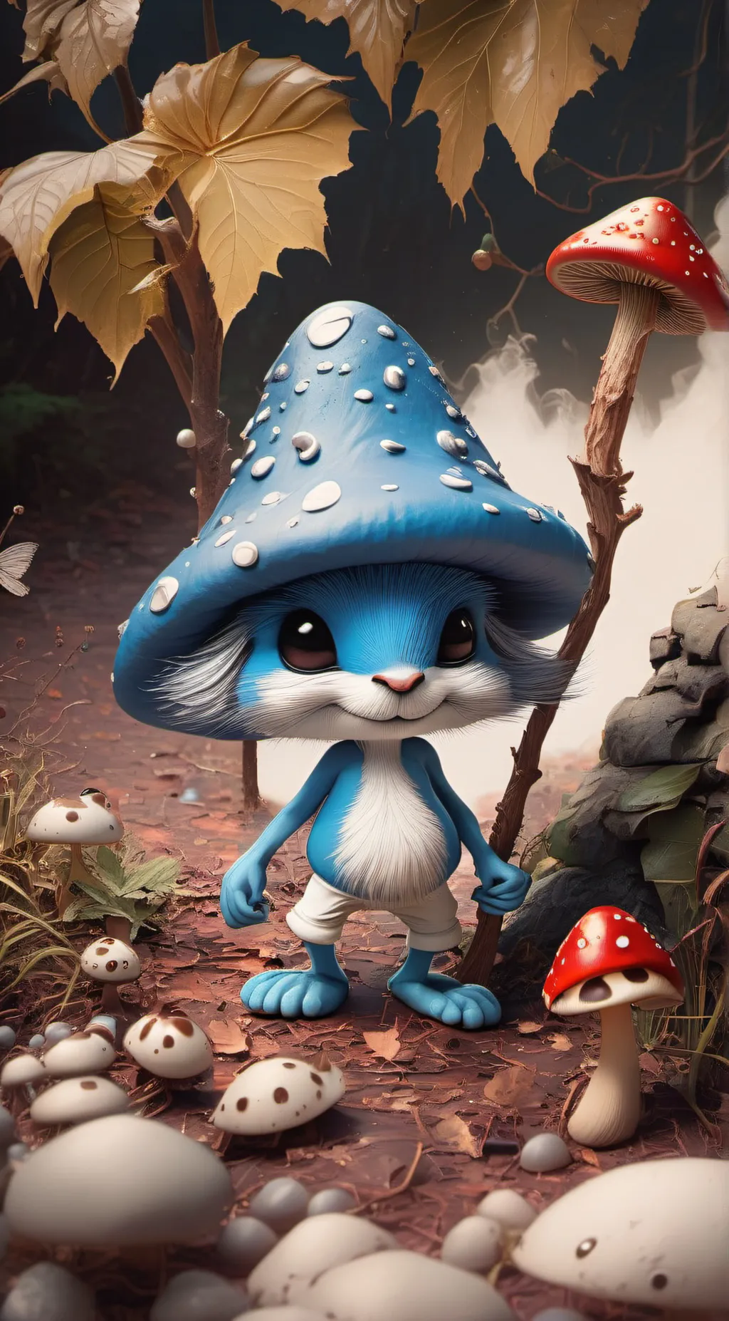 Talkie AI - Chat with Smurf cat