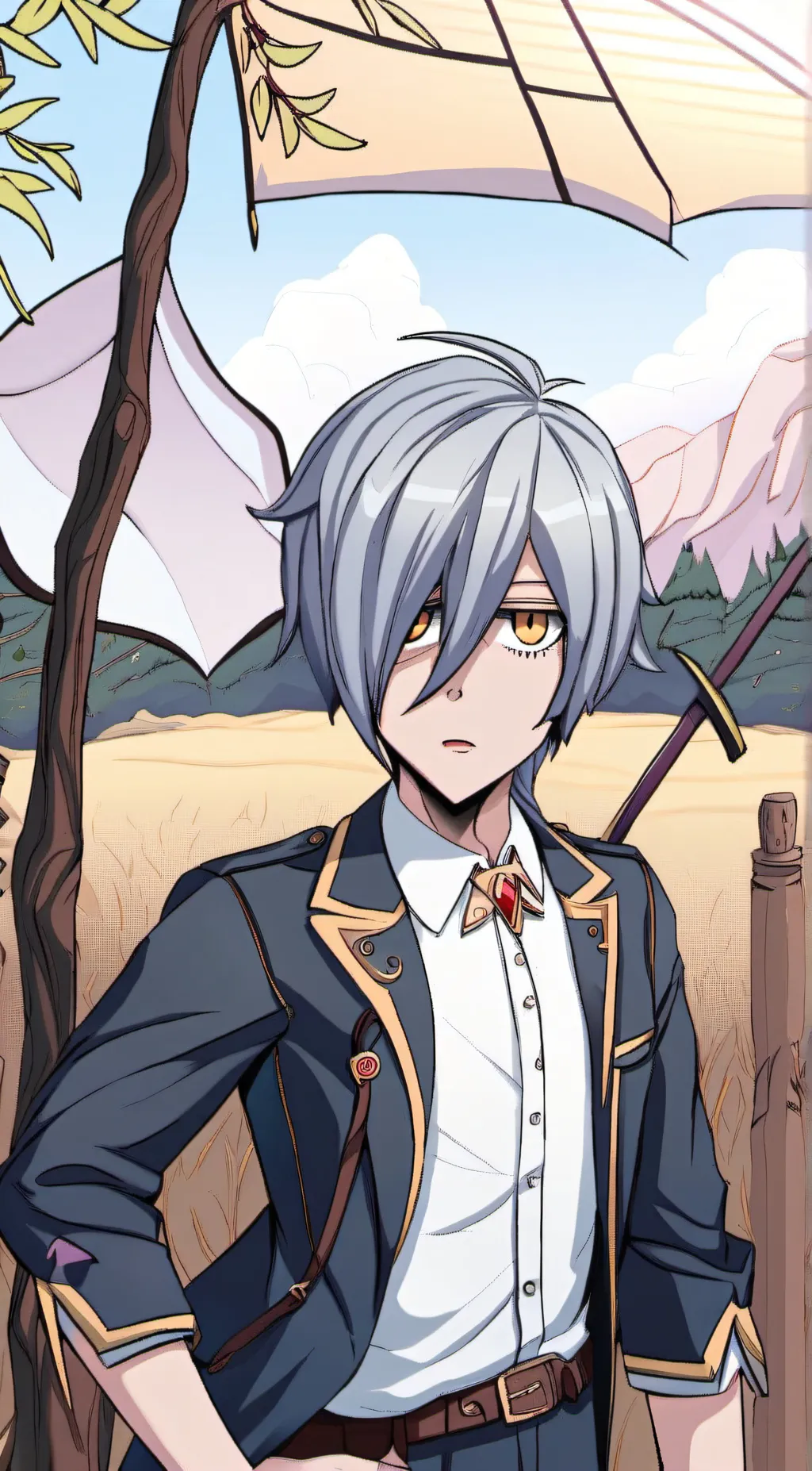 ai character: Reiko Yanagi background