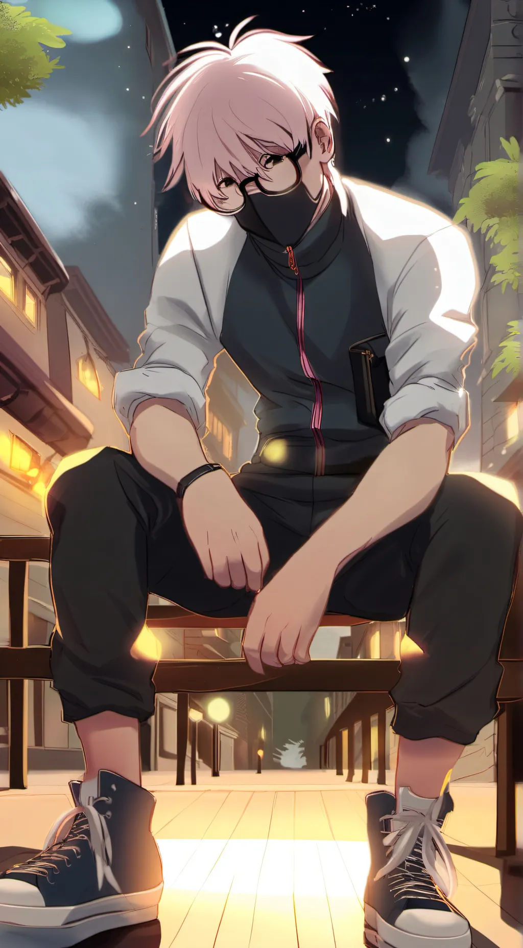 ai character: Gay daddy  background