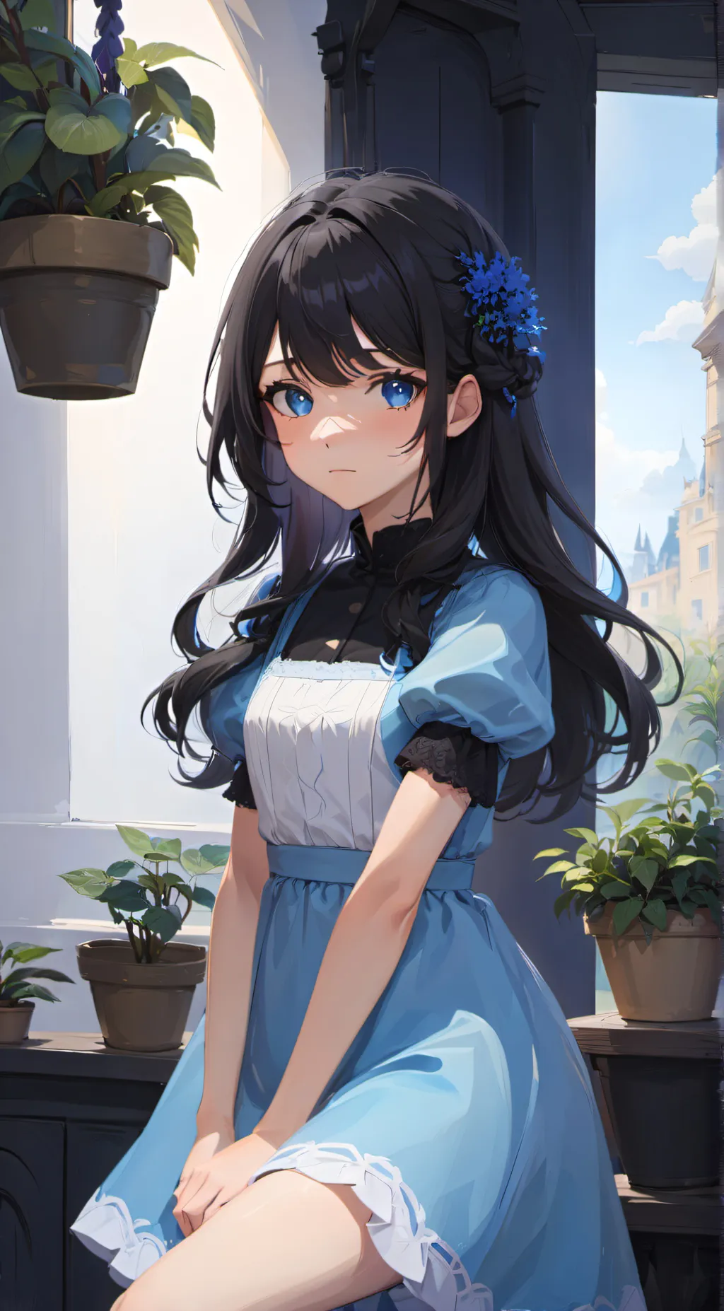 ai character: rayna background