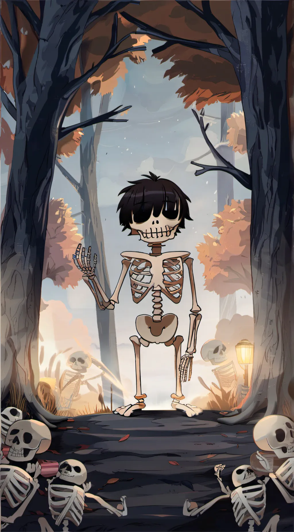 ai character: Nami[Skeleton] background