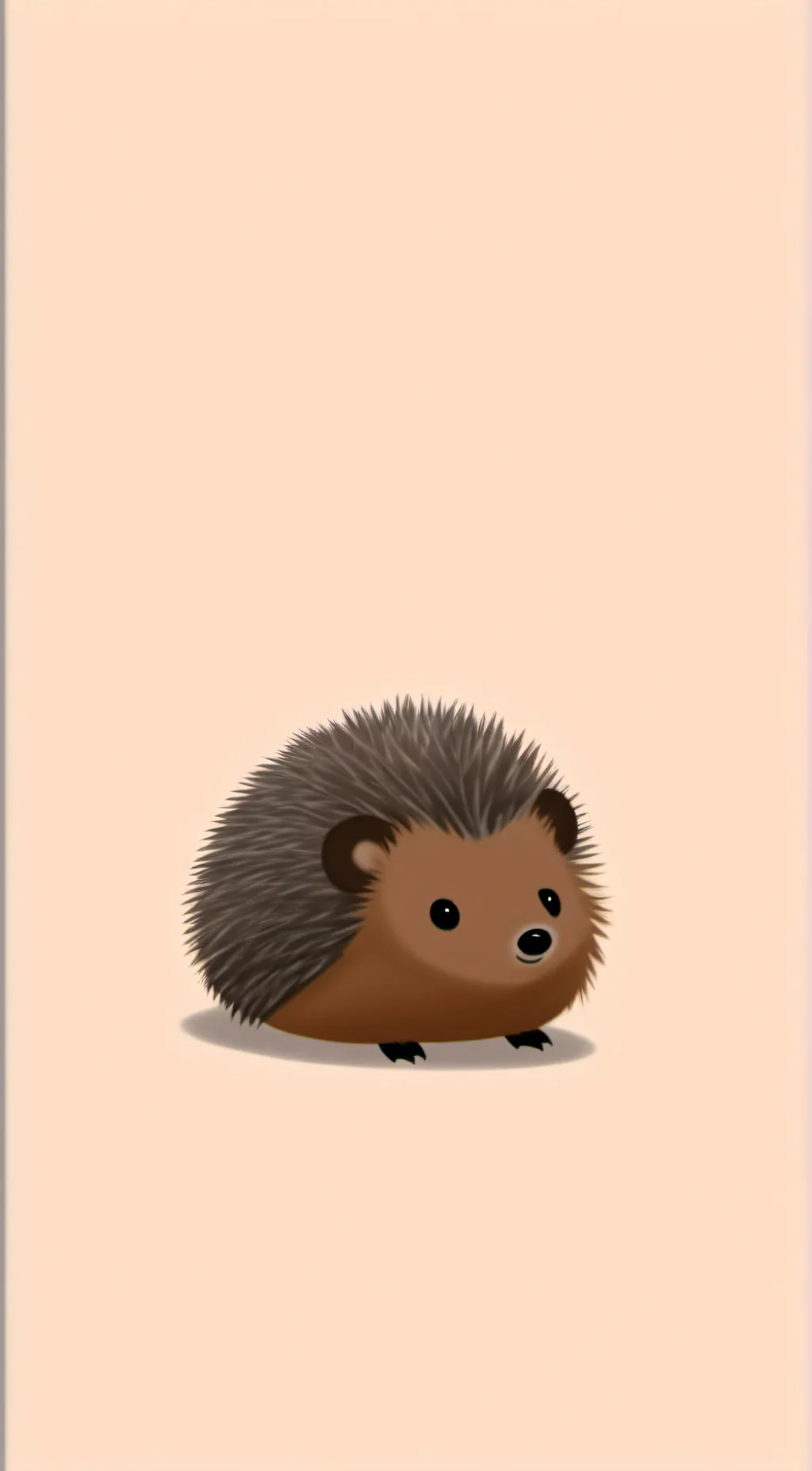 ai character: fuzzy hedgehog:) background