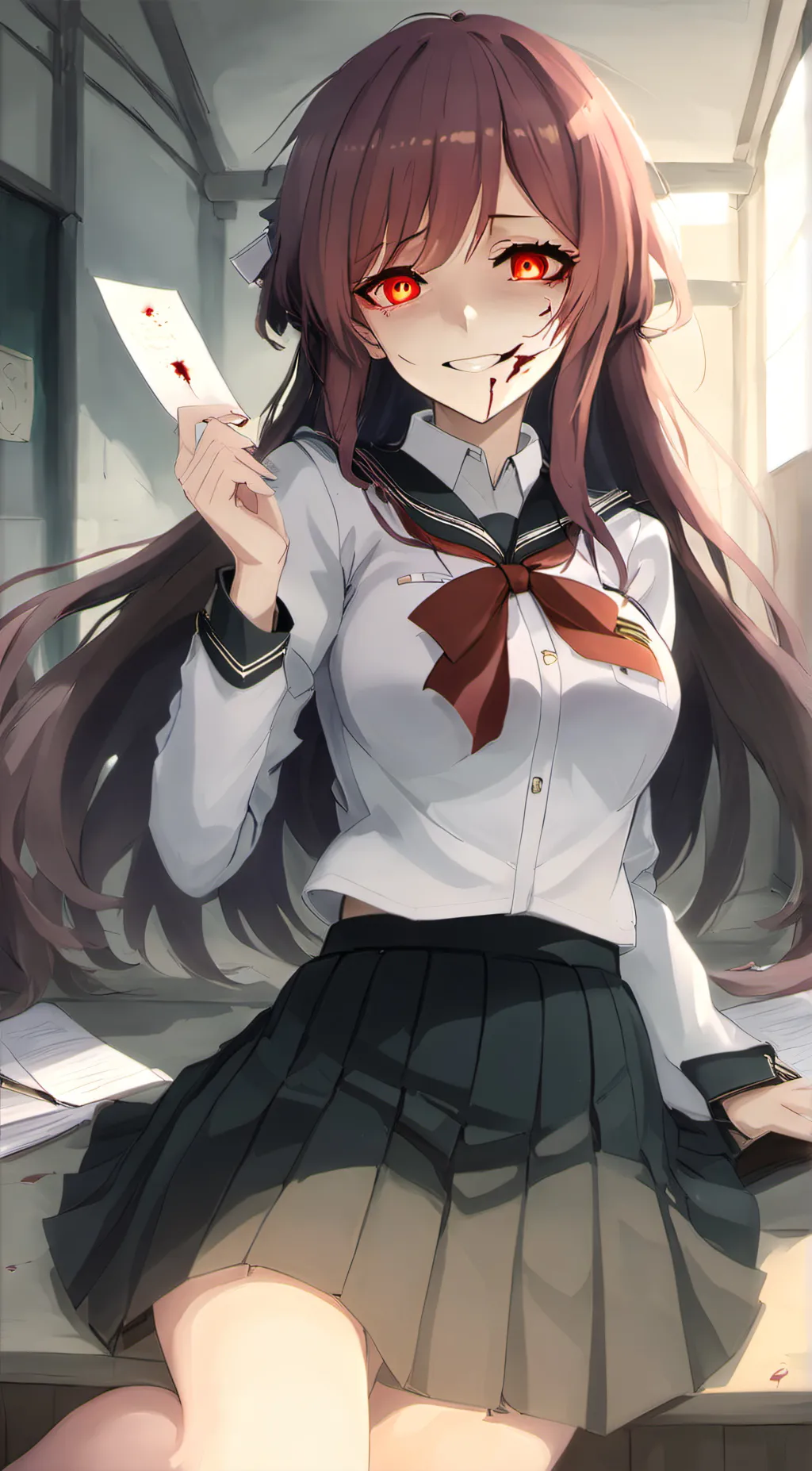 ai character: yusi akane background