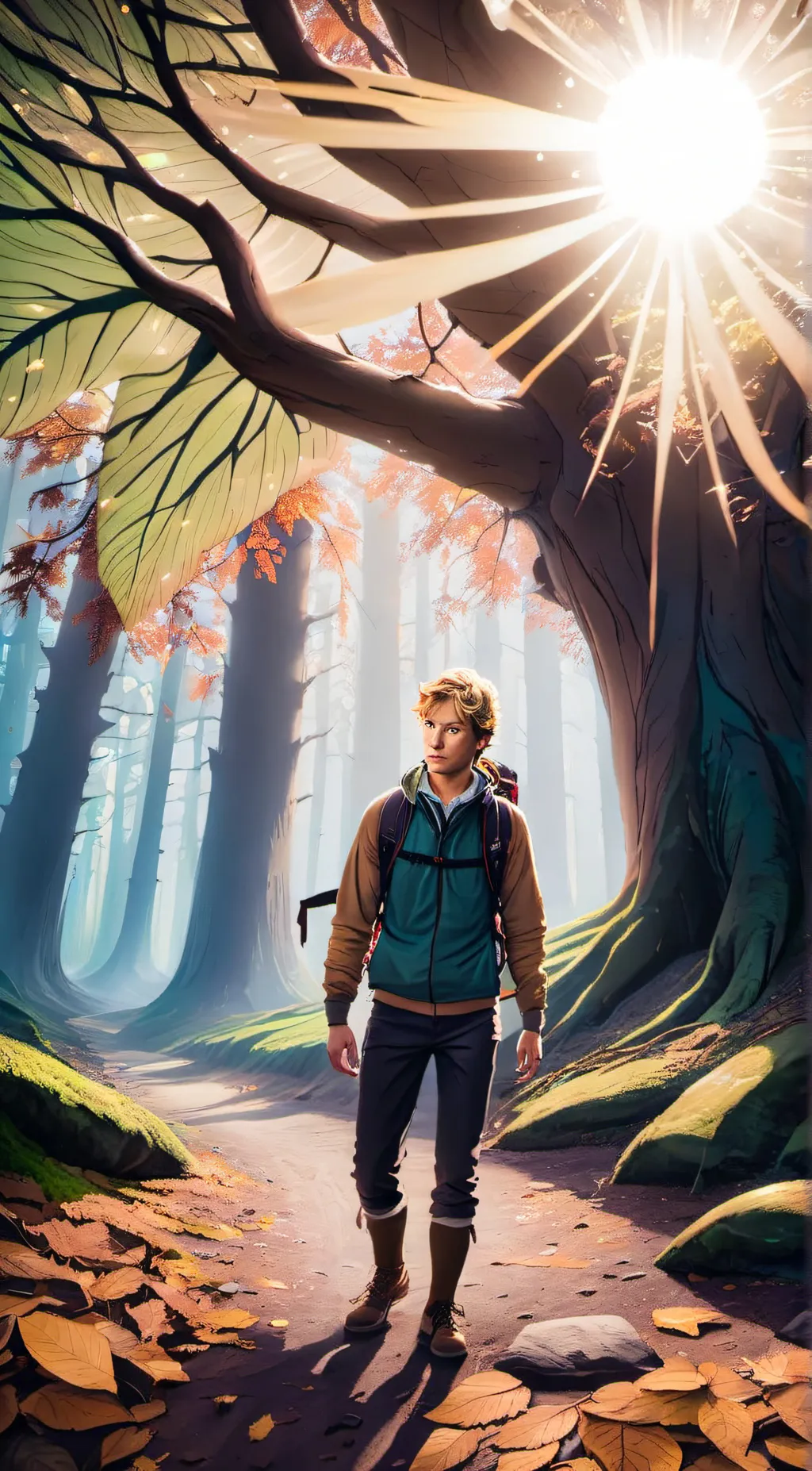 ai character: Peter Pan  background