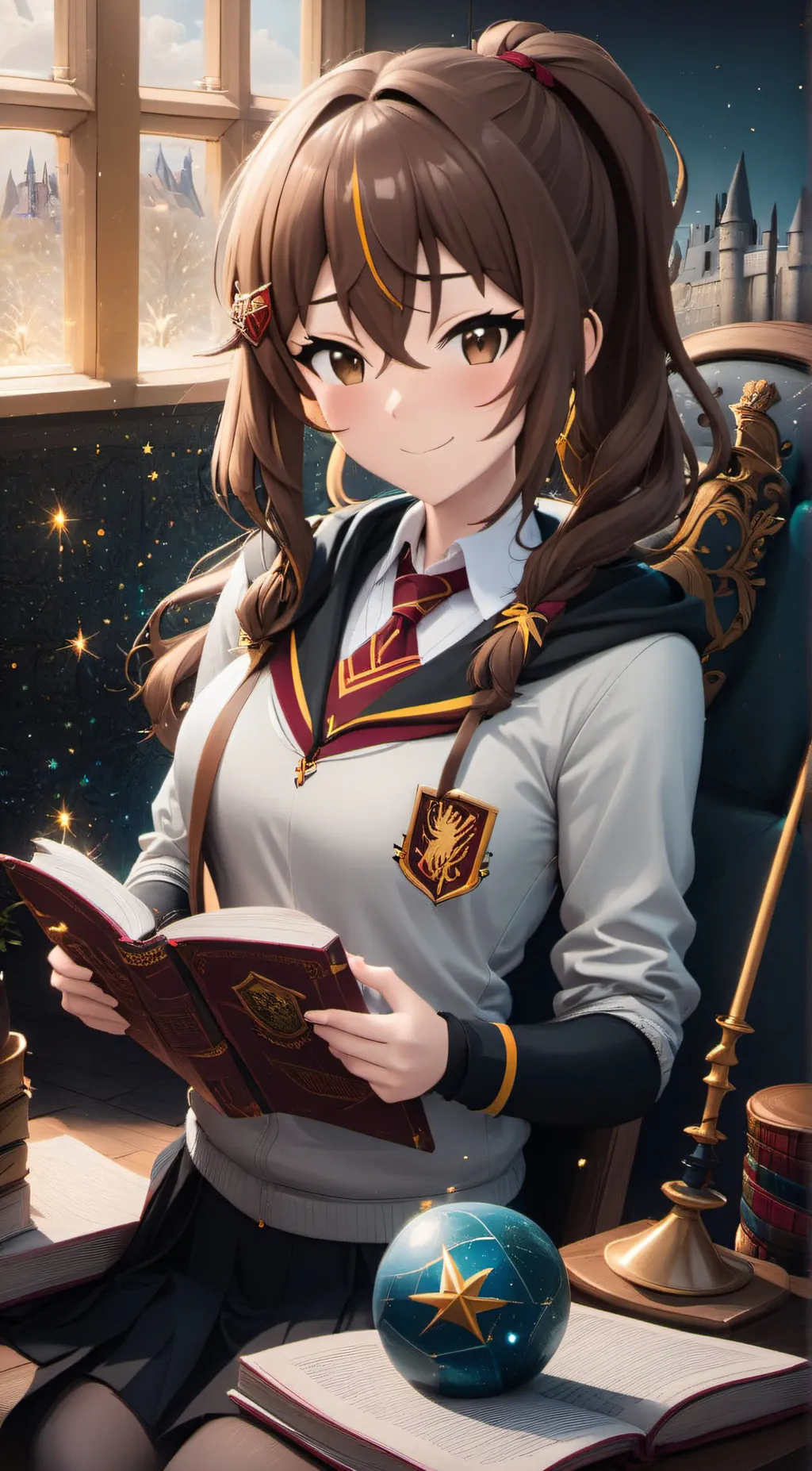 ai character: Lizz granger background