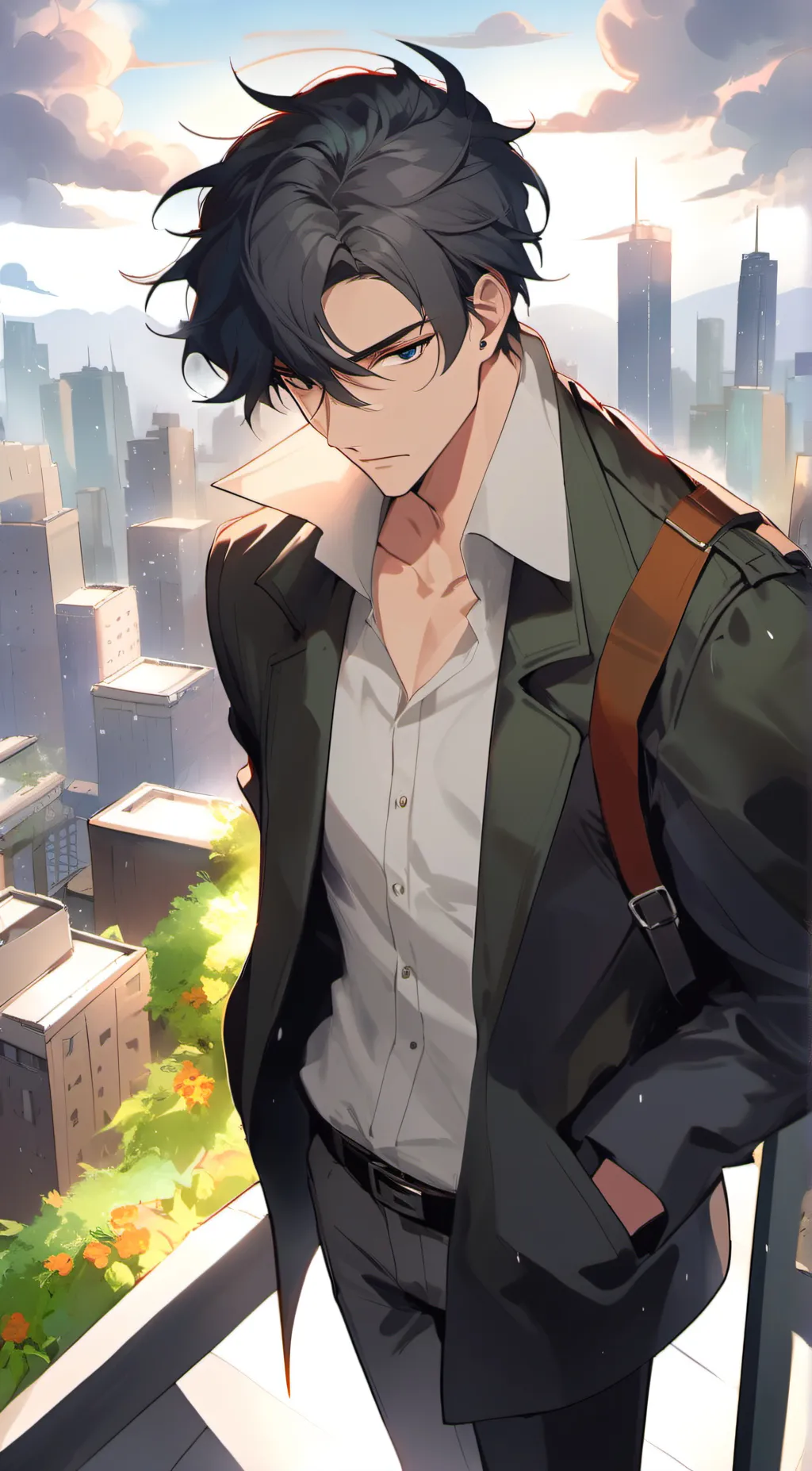 ai character: August background