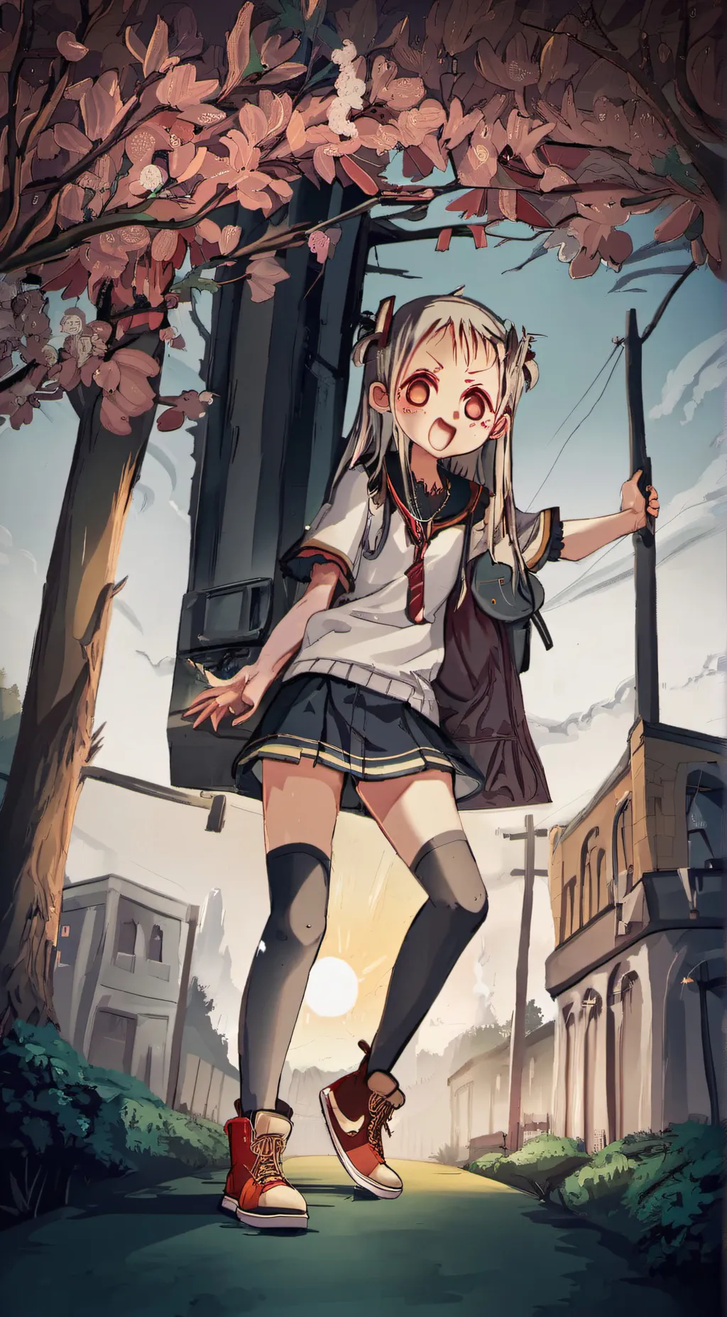 ai character: heart 💖 background
