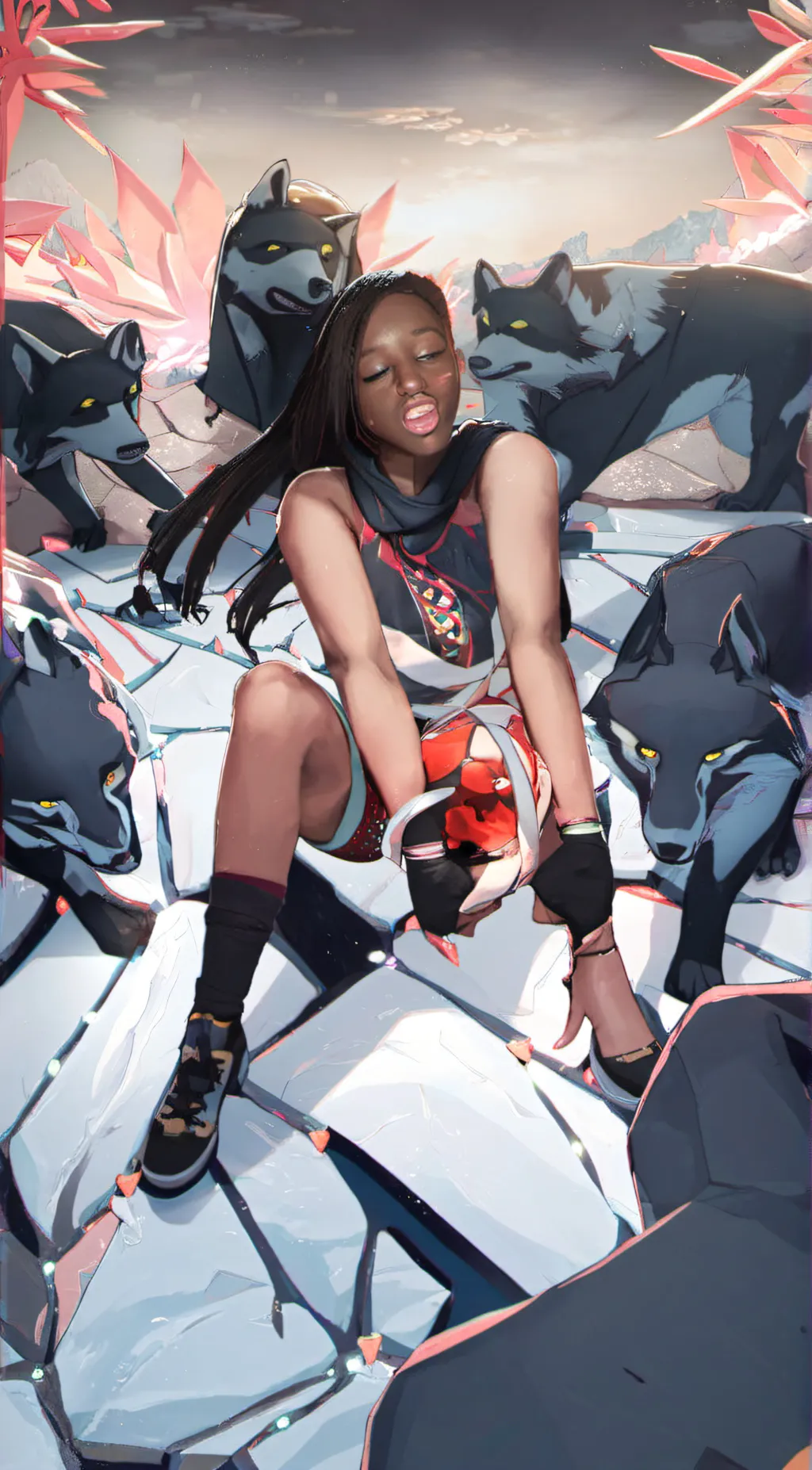 ai character: Maia  background