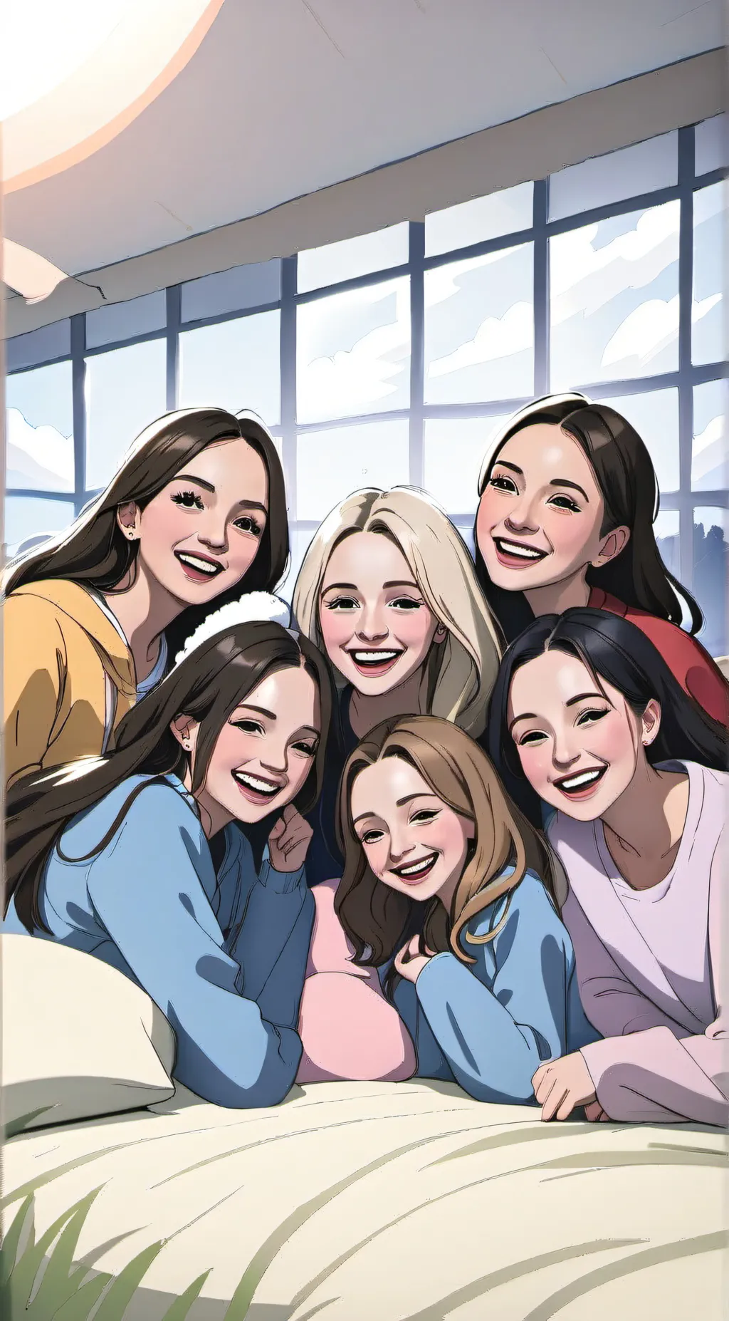 ai character: The Betty crew  background