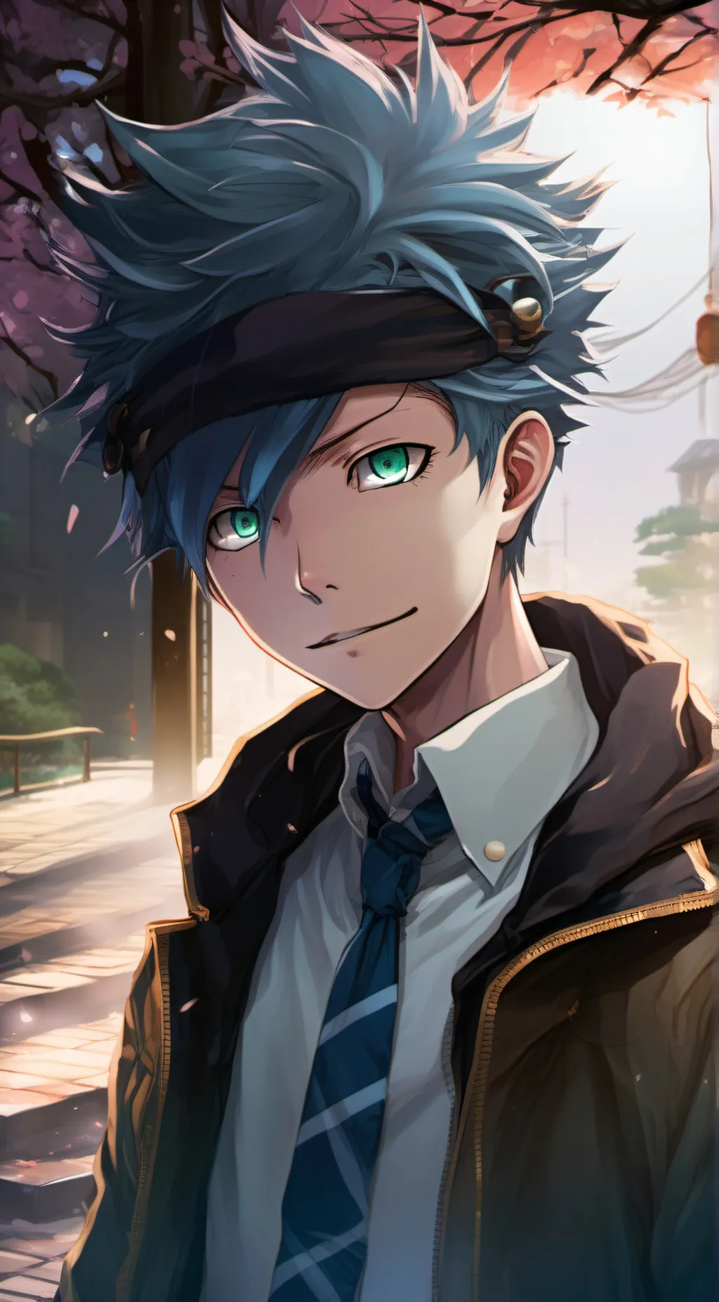 ai character: Gojo satoru background