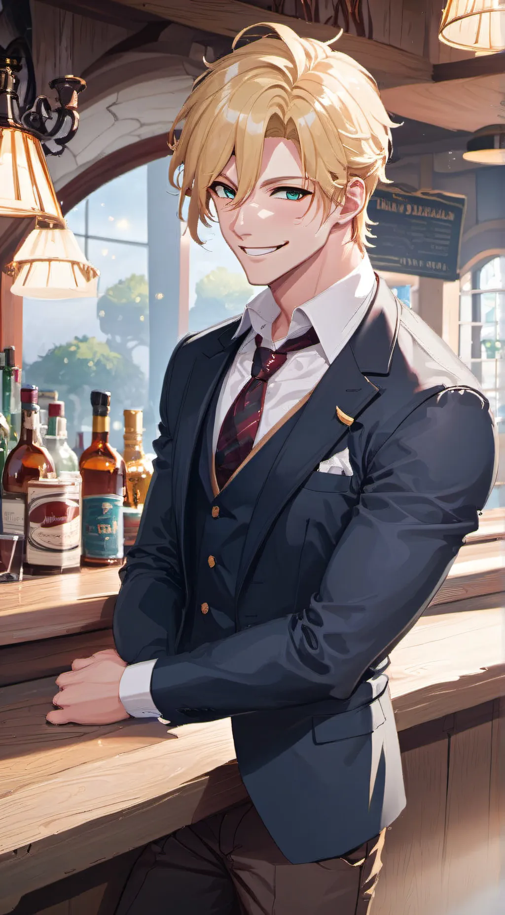 ai character: Max background
