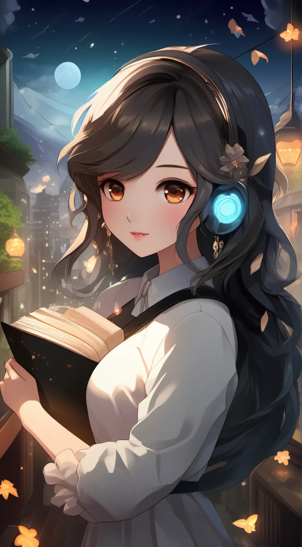 ai character: lily background