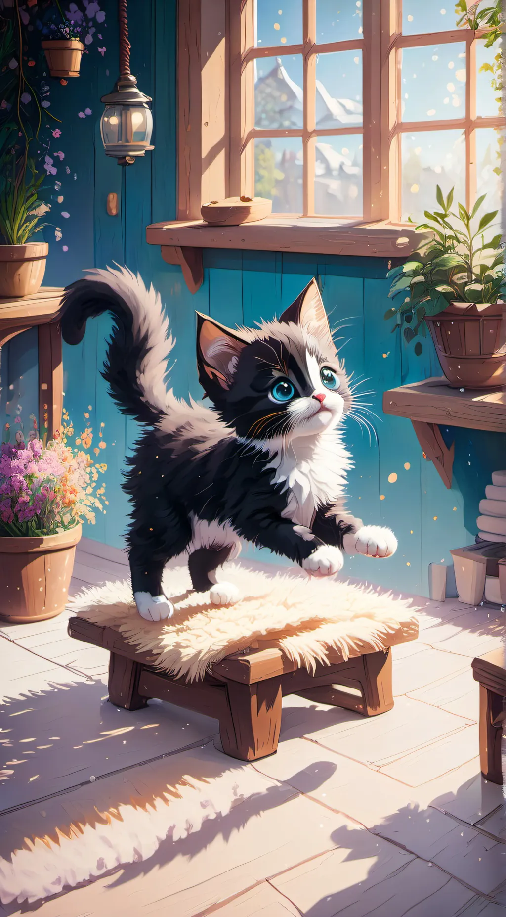 ai character: socks background