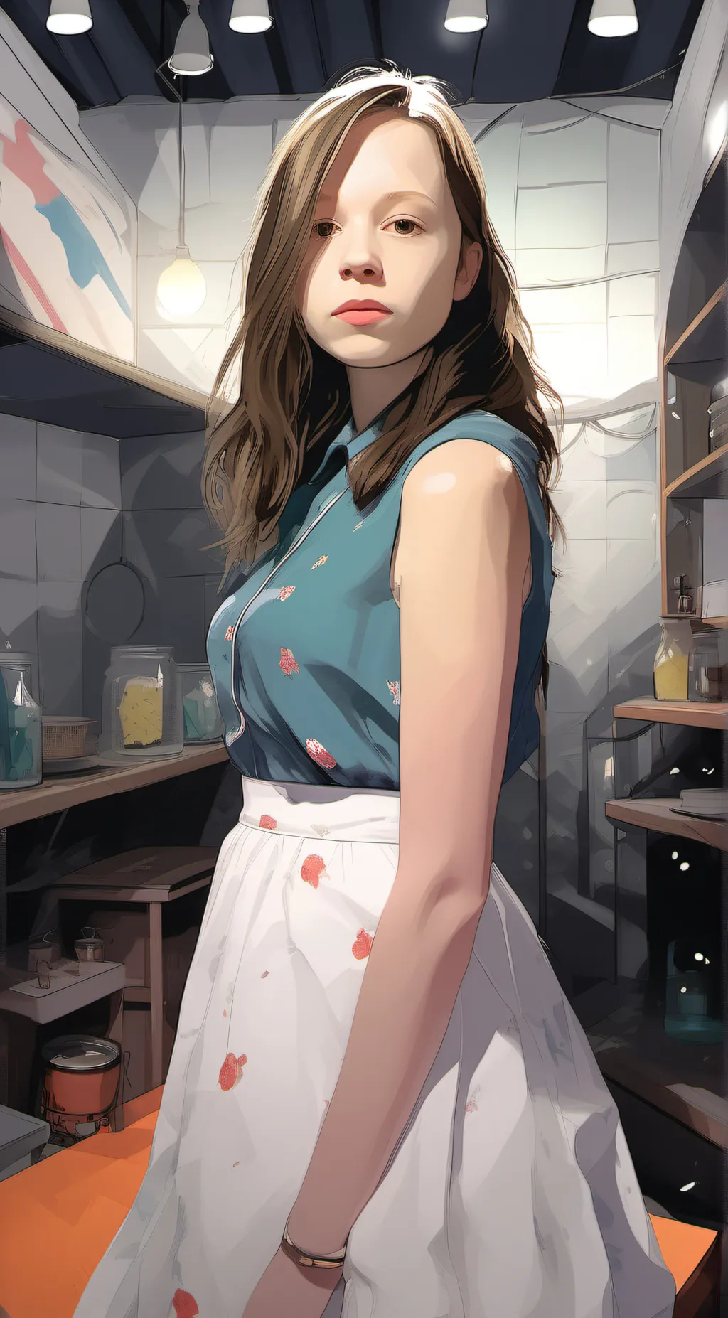 ai character: Skylar  background