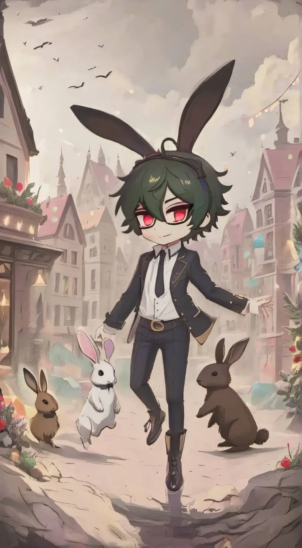 ai character: Bunny background