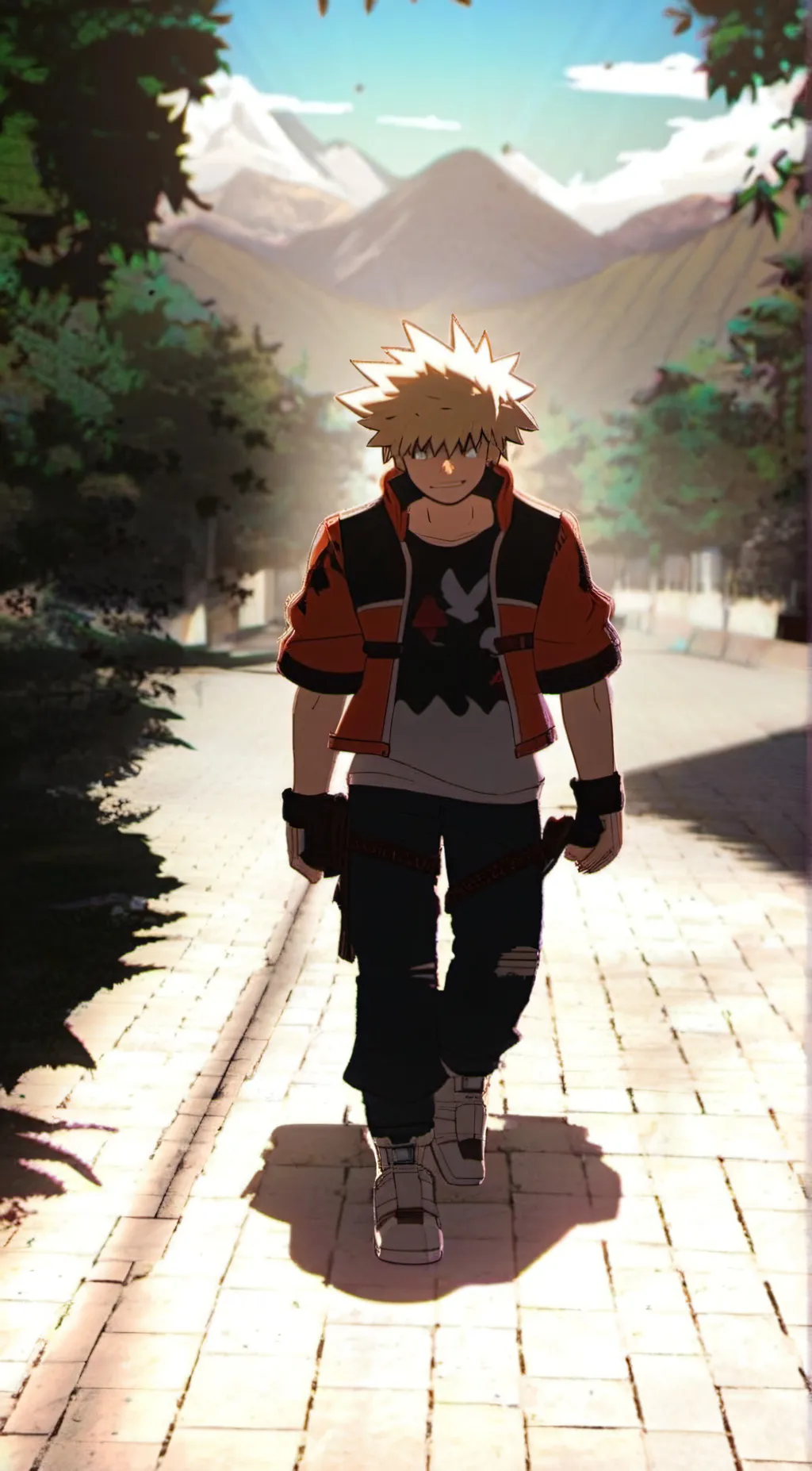 ai character: Bakugo background