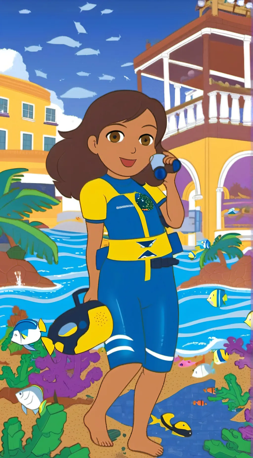 ai character: Alicia Marquez  background
