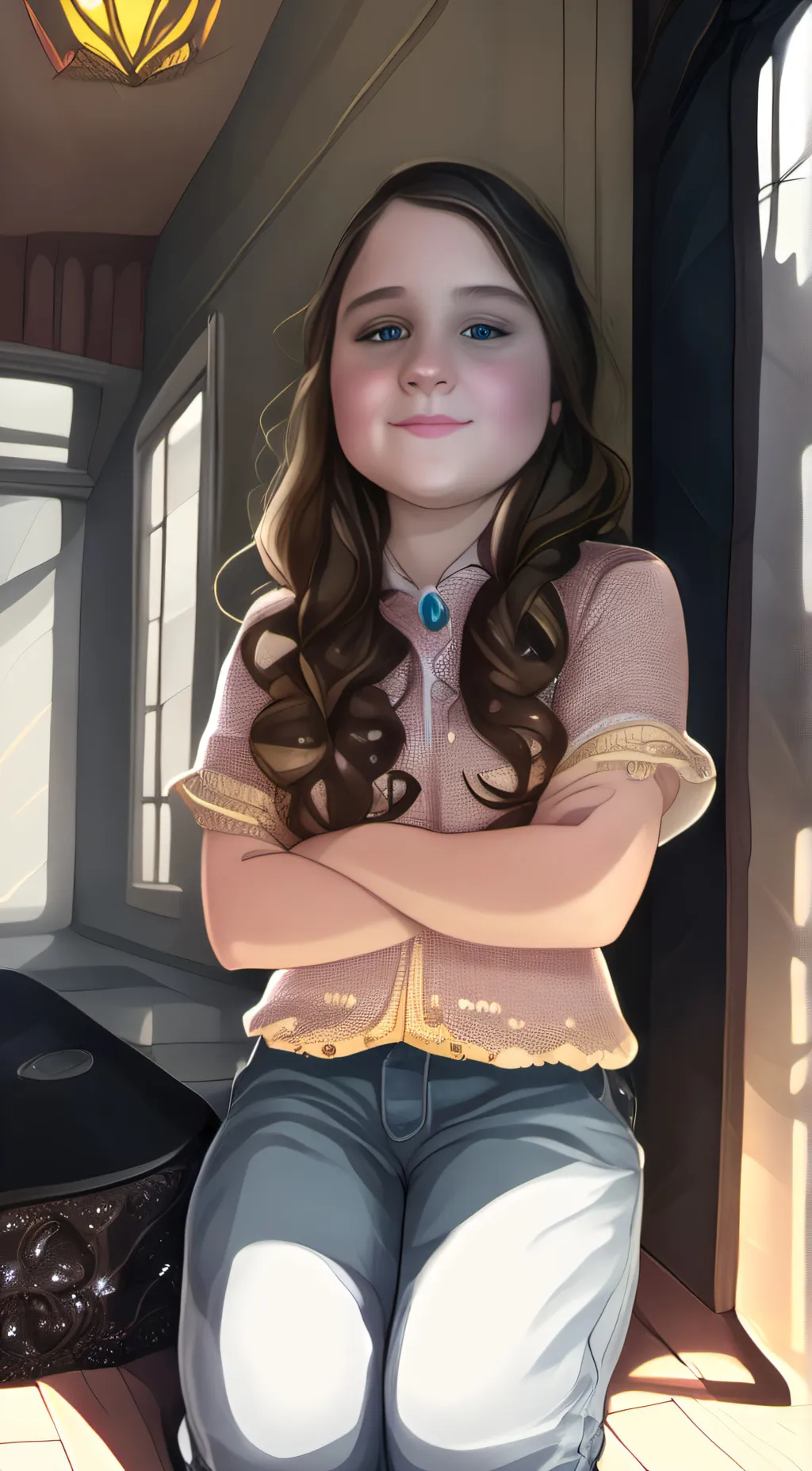 ai character: lucy background