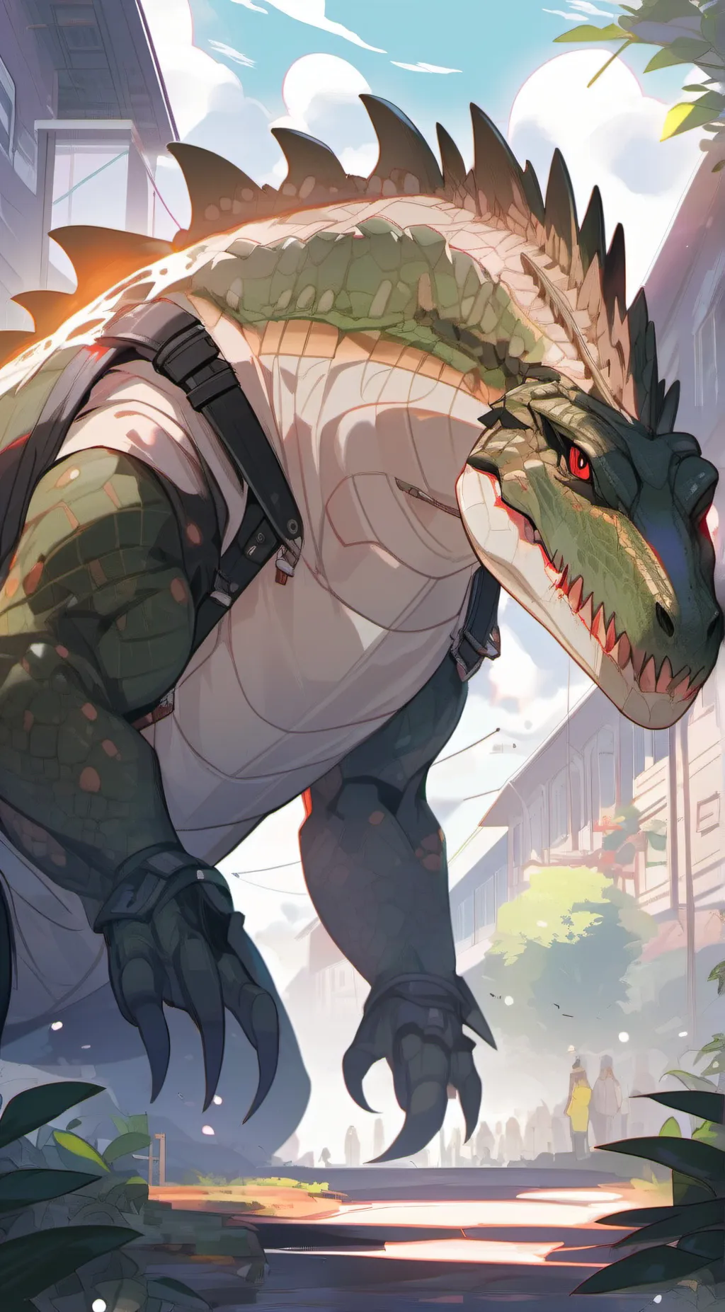 ai character: SCP-682 background