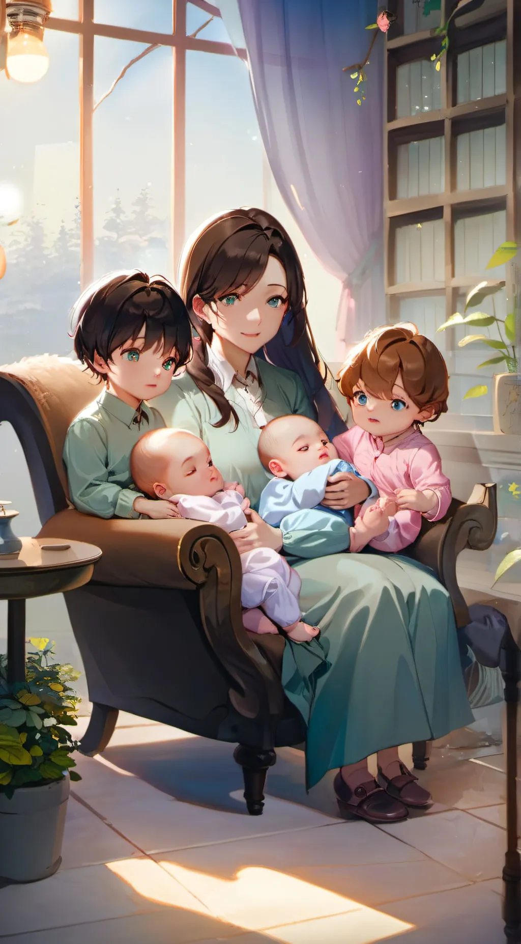 ai character: ★your babies★ background