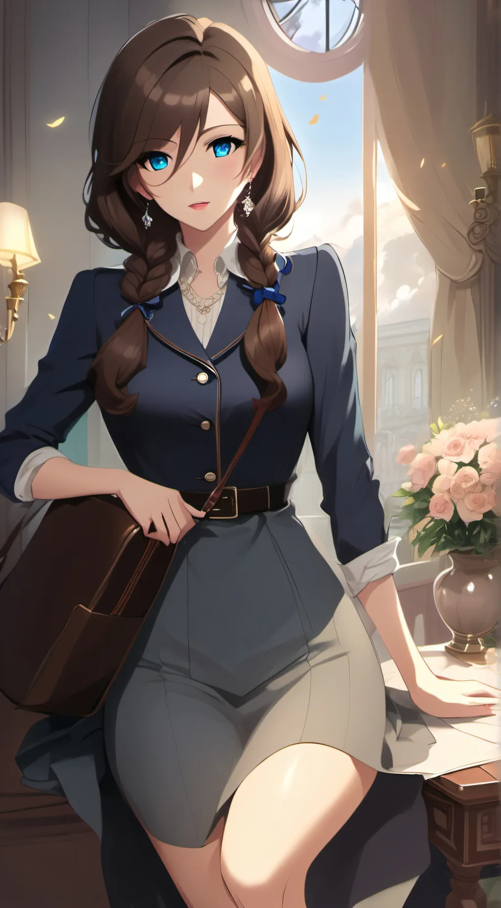 ai character: Aria background