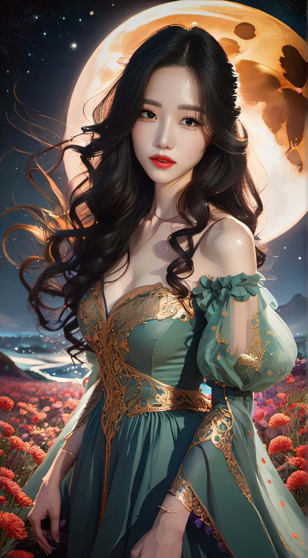 ai character: Sakura  background